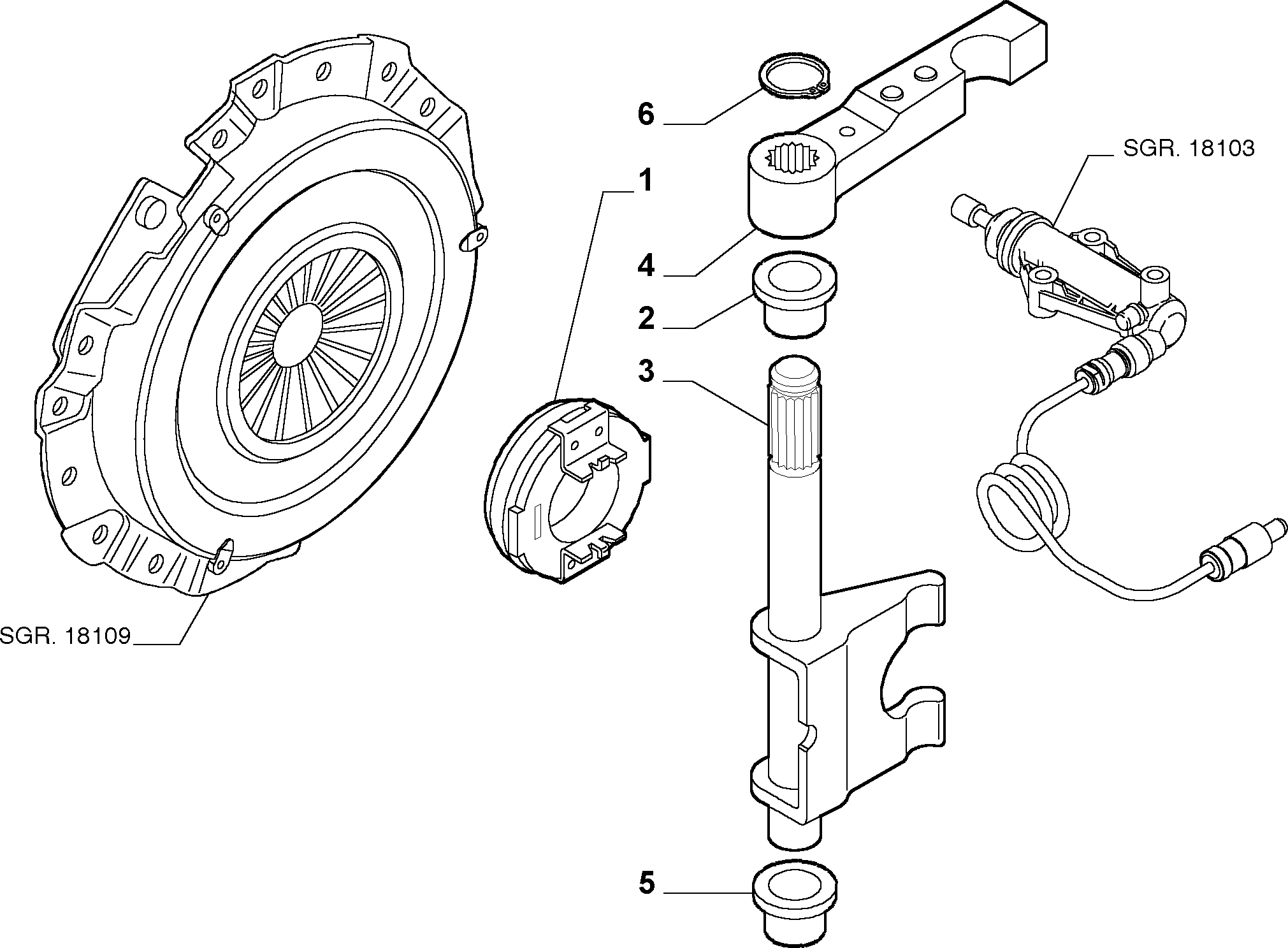 FCA 55250936 - Kit riparazione, Leva cambio www.autoricambi360.it