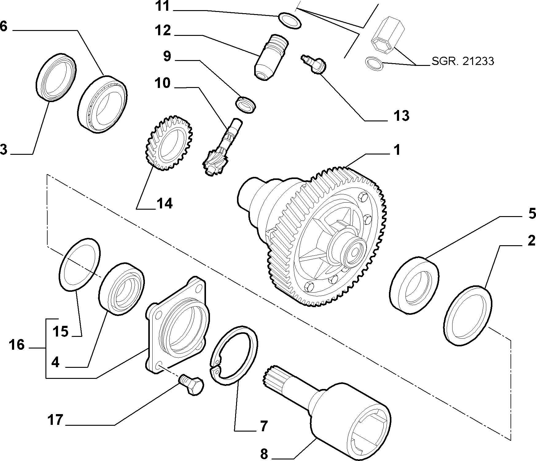 FCA 55225248 - Kit cuscinetto ruota www.autoricambi360.it