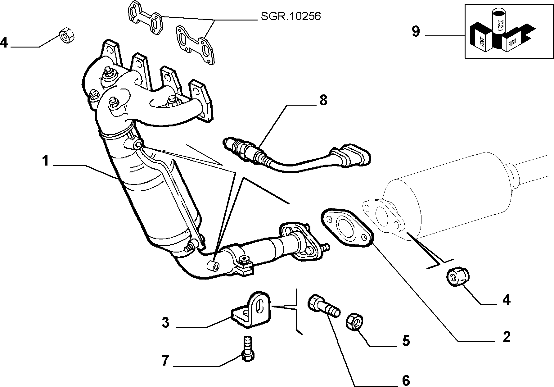 FCA 46 75 10 82 - Sonda lambda www.autoricambi360.it