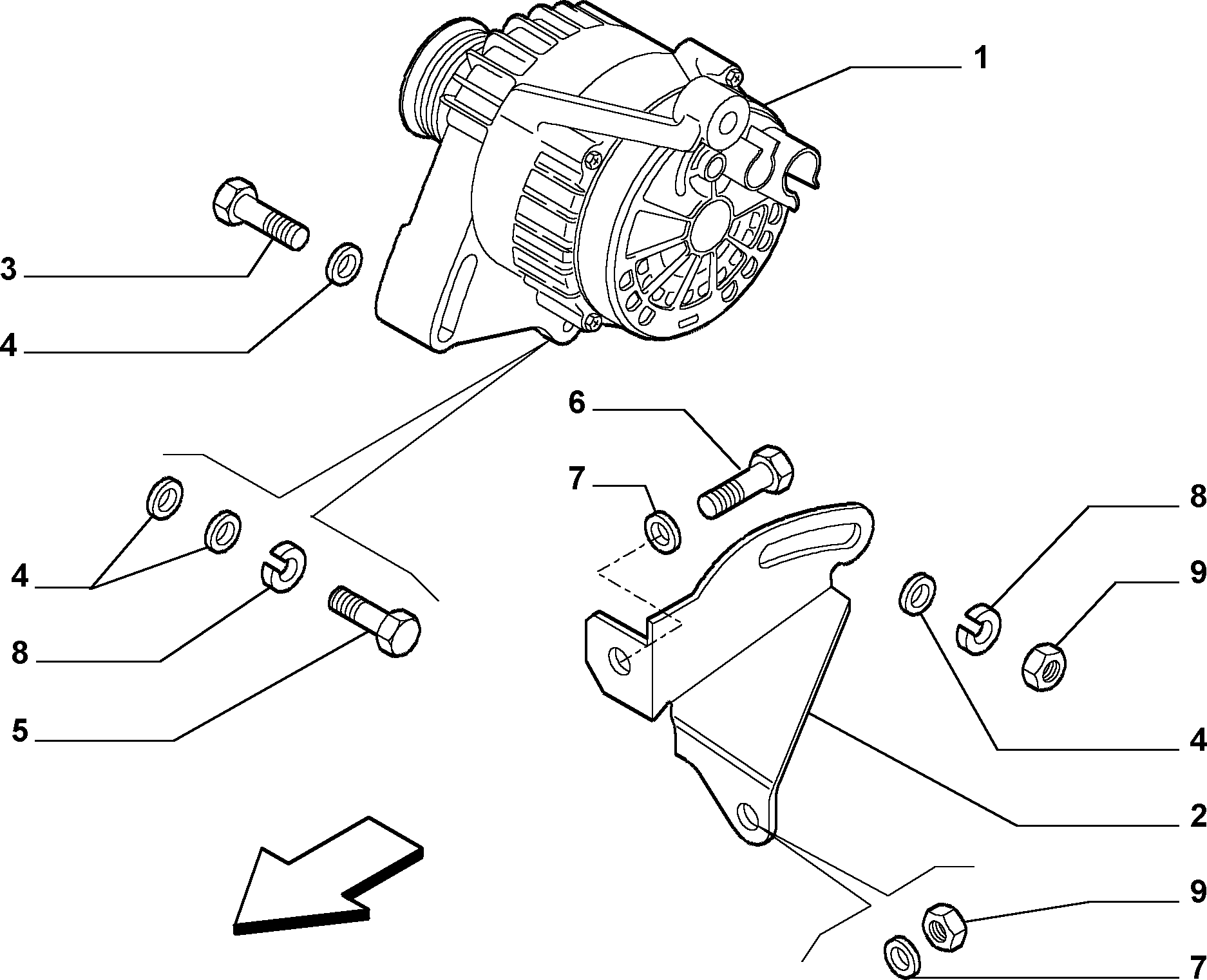 FCA 51700675 - Alternatore www.autoricambi360.it