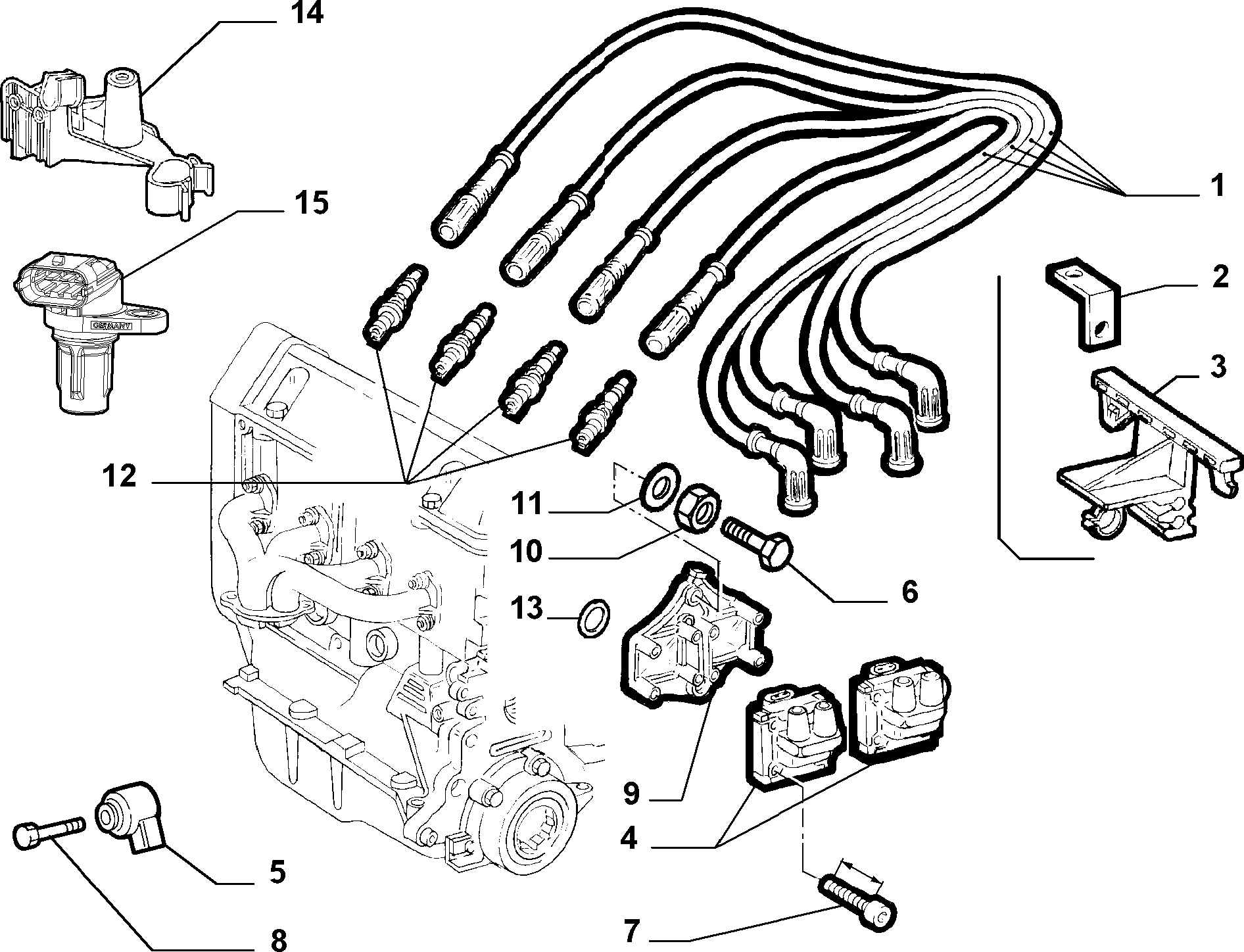 FCA 55202897 - Kit cavi accensione www.autoricambi360.it