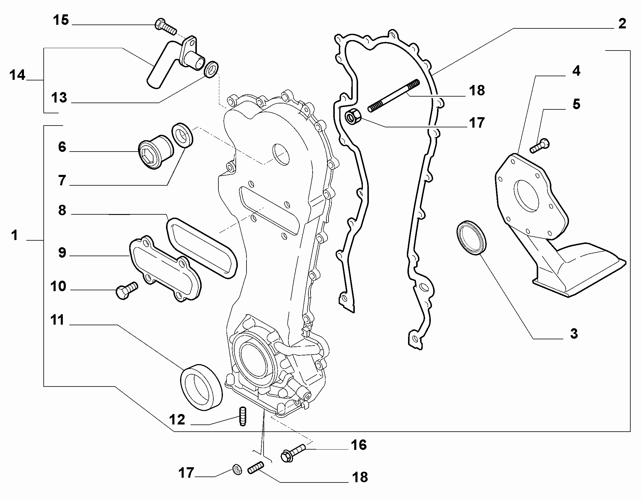 FCA 71732845 - Kit catena distribuzione www.autoricambi360.it