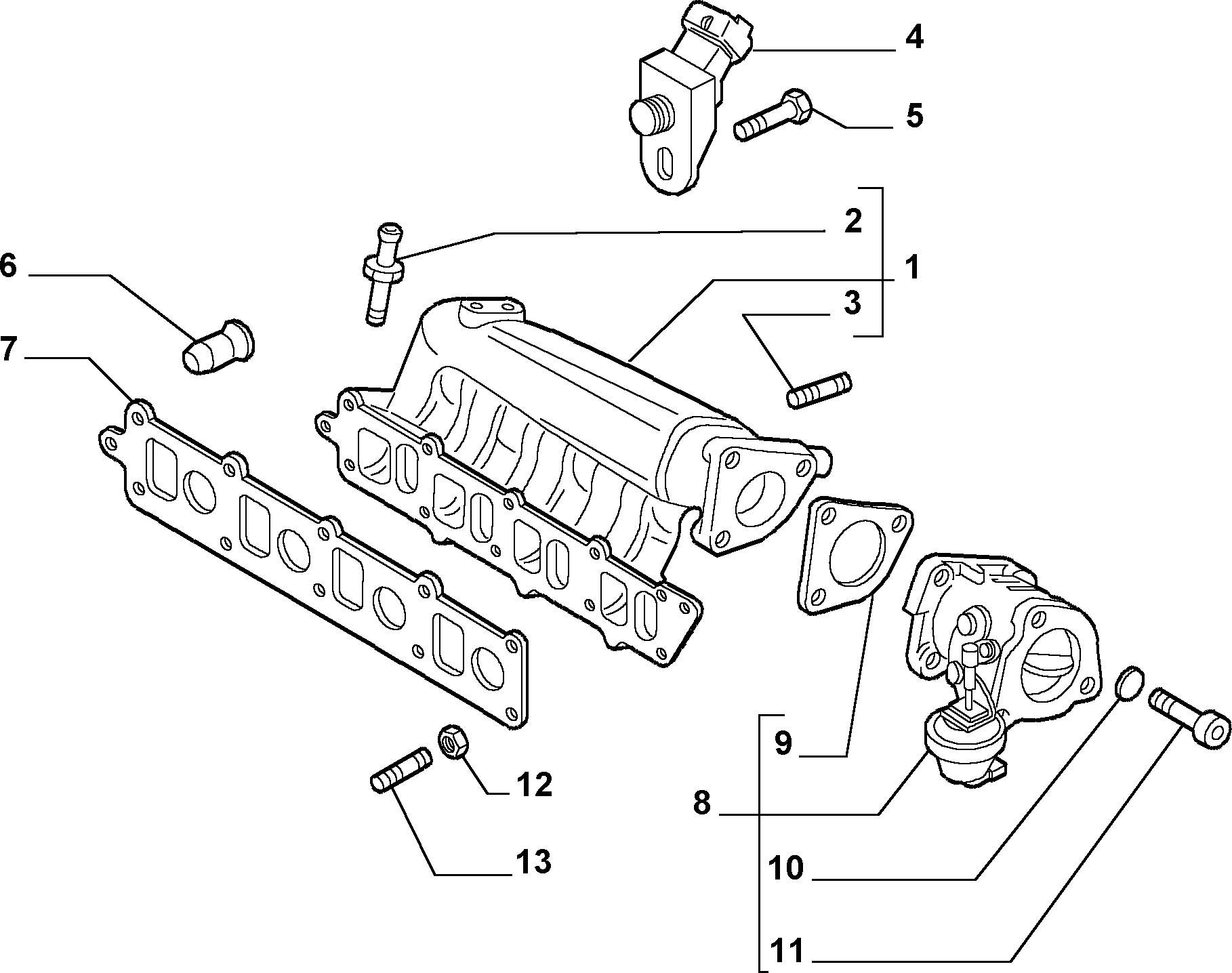 FCA 55206796 - Sensore, Pressione gas scarico www.autoricambi360.it