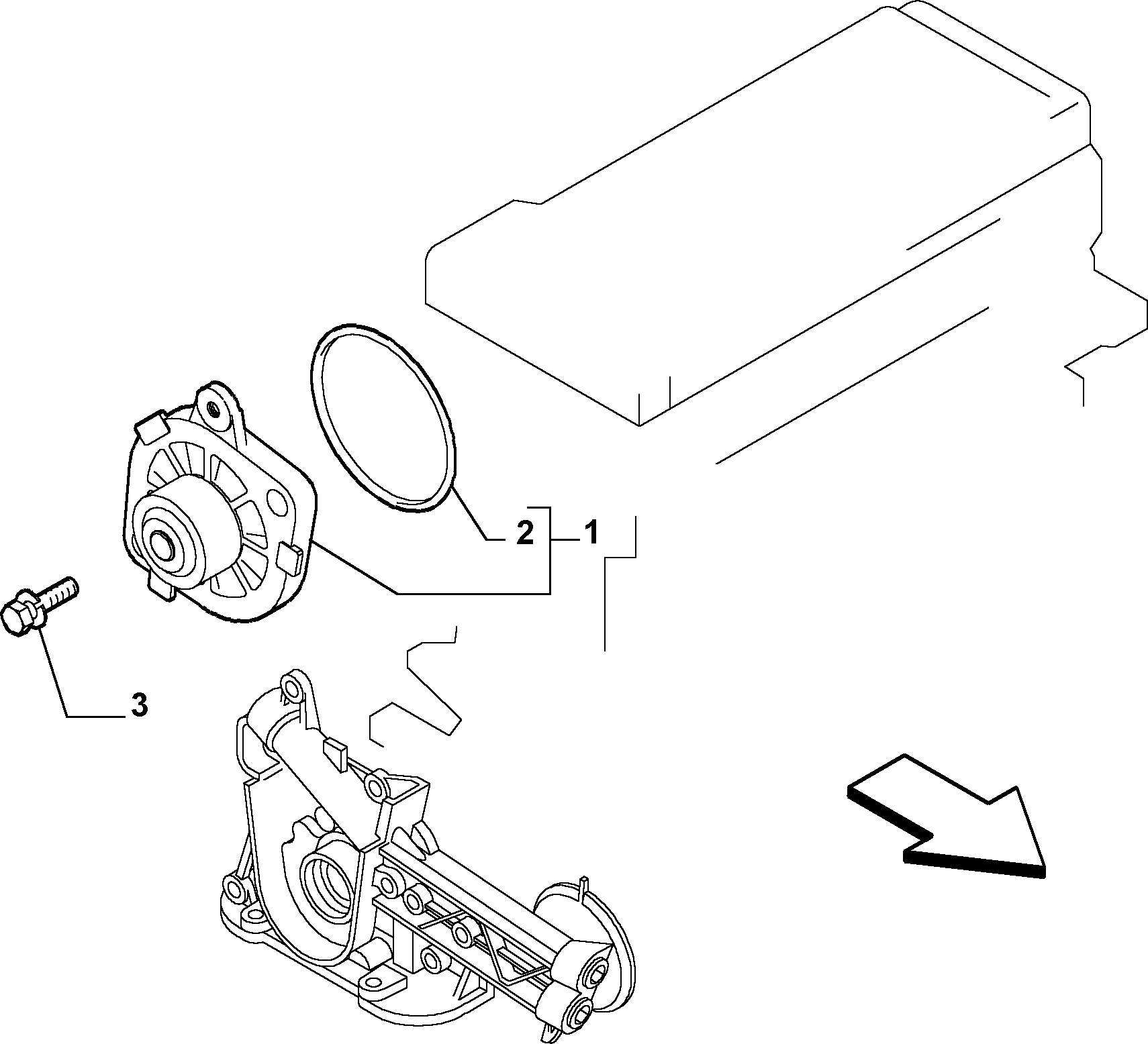 FCA 71776001 - Pompa acqua + Kit cinghie dentate www.autoricambi360.it