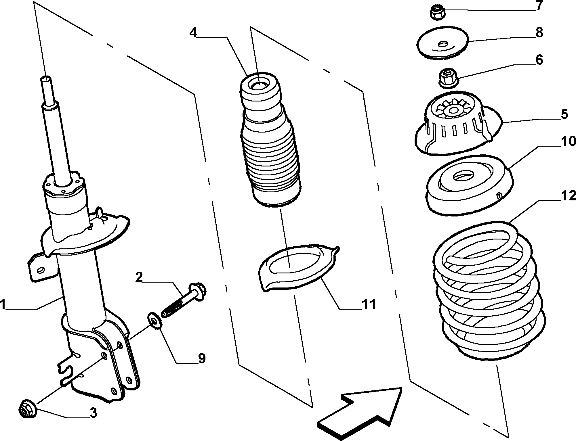 FCA 50701099 - Kit parapolvere, Ammortizzatore www.autoricambi360.it