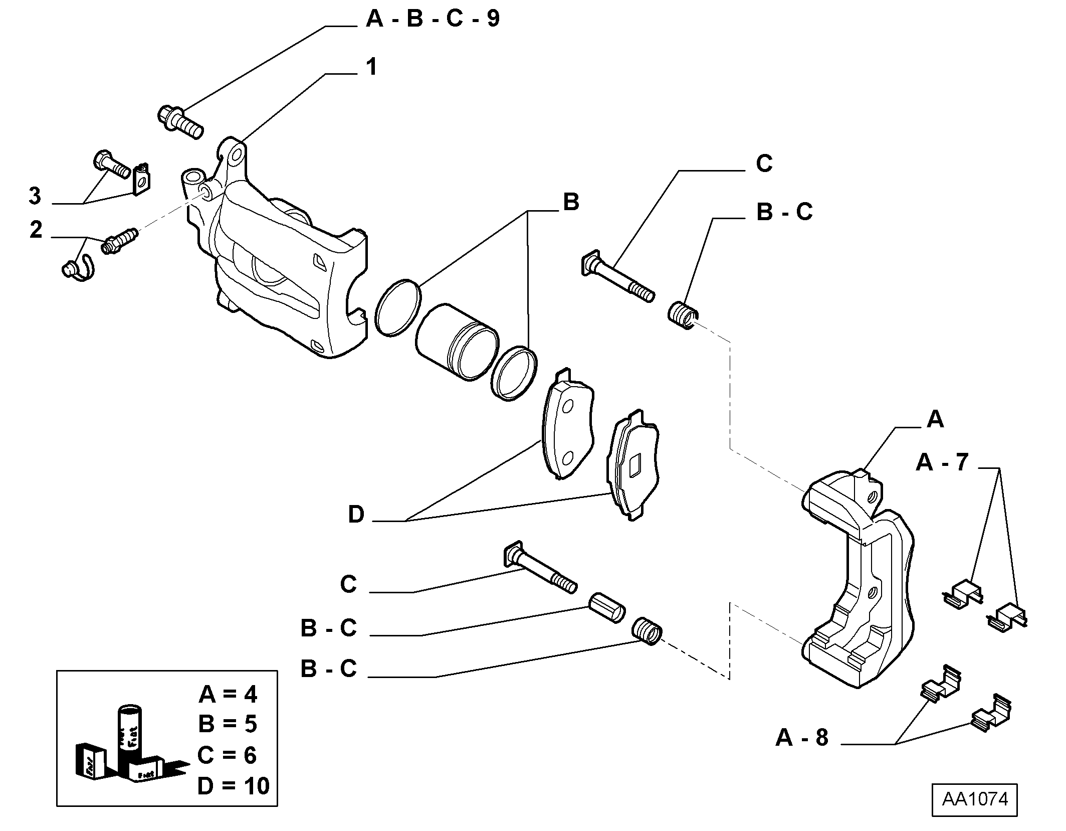 FCA 71772521 - Kit pastiglie freno per elevate prestazioni www.autoricambi360.it