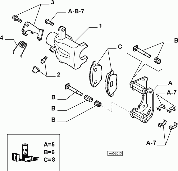FCA 71772225 - Kit pastiglie freno, Freno a disco www.autoricambi360.it