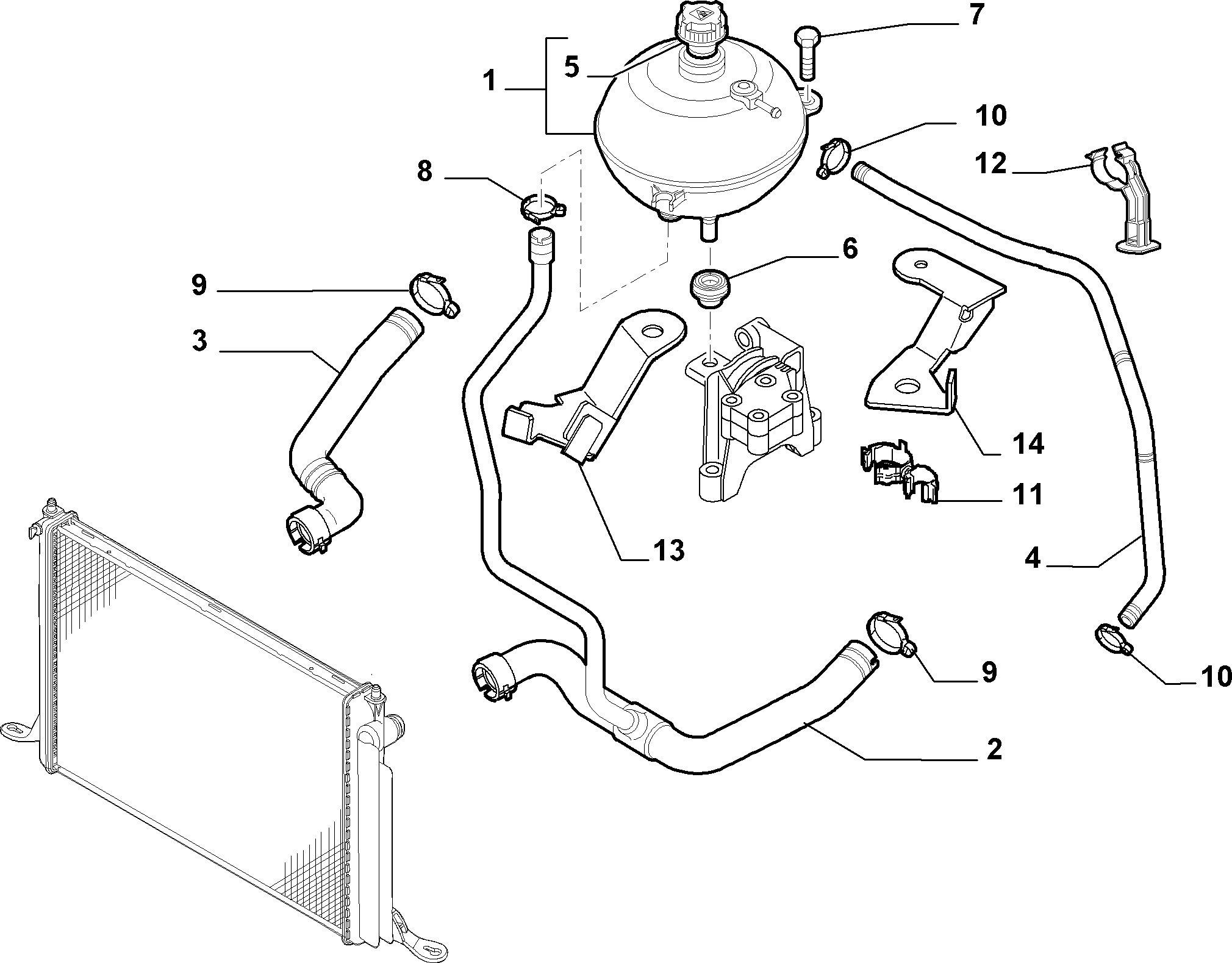 FCA 51722078 - Serbatoio compensazione, Refrigerante www.autoricambi360.it