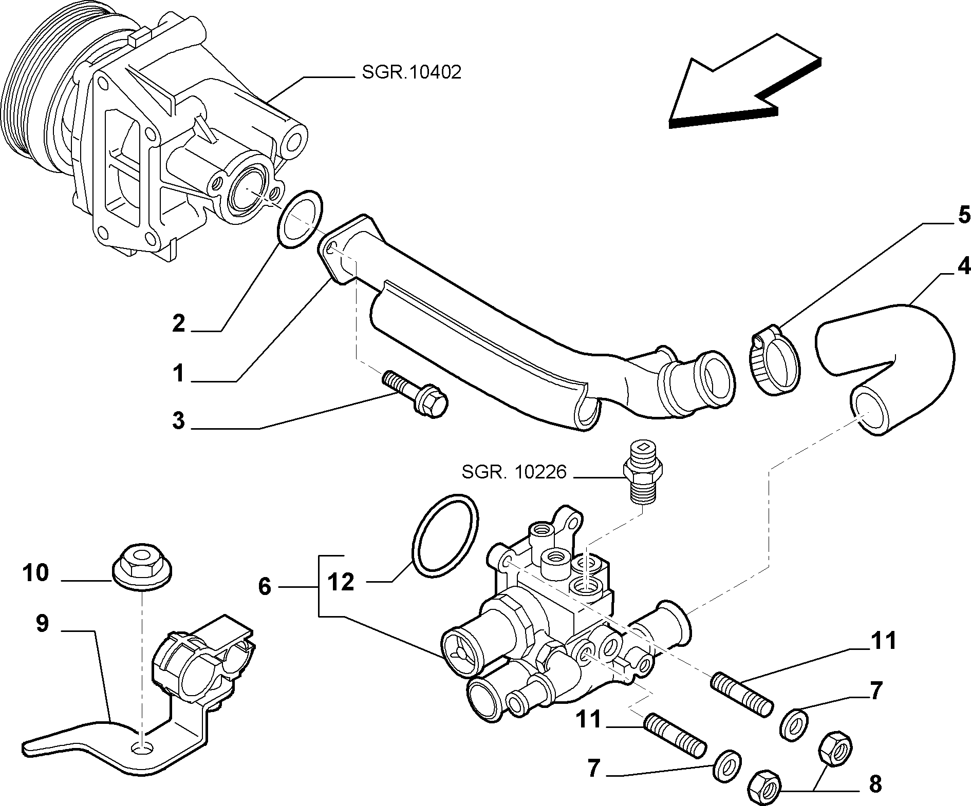 FCA 46776217 - Termostato, Refrigerante www.autoricambi360.it