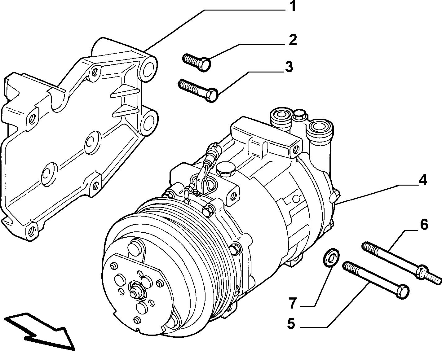 FCA 468 1124 4 - Compressore, Climatizzatore www.autoricambi360.it