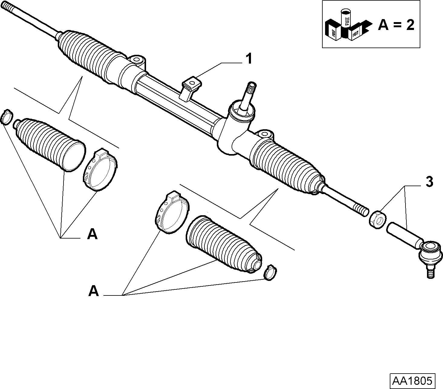 FCA 9949218 - Testa barra d'accoppiamento www.autoricambi360.it