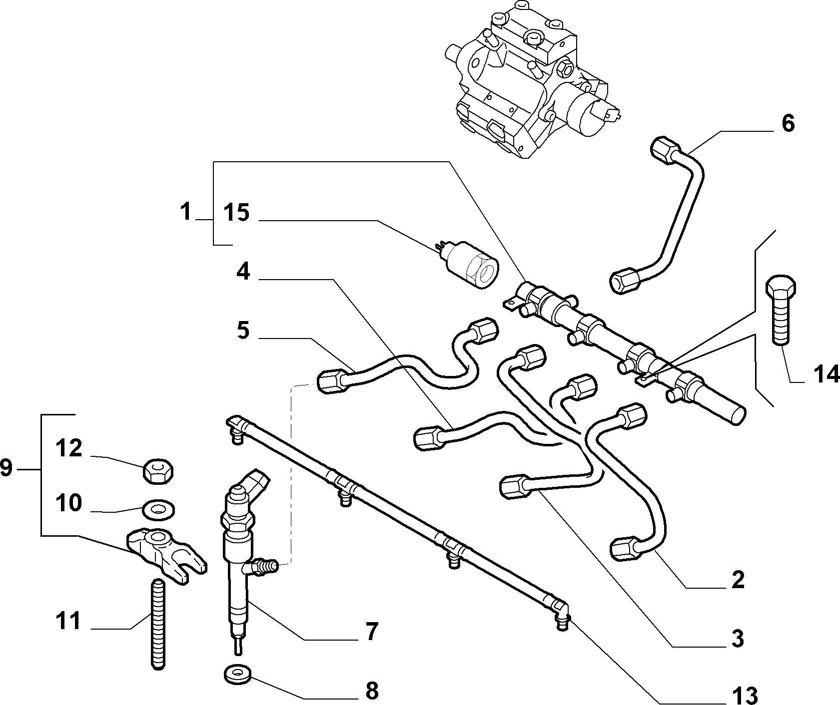 FCA 55207677 - Sensore, Pressione carburante www.autoricambi360.it