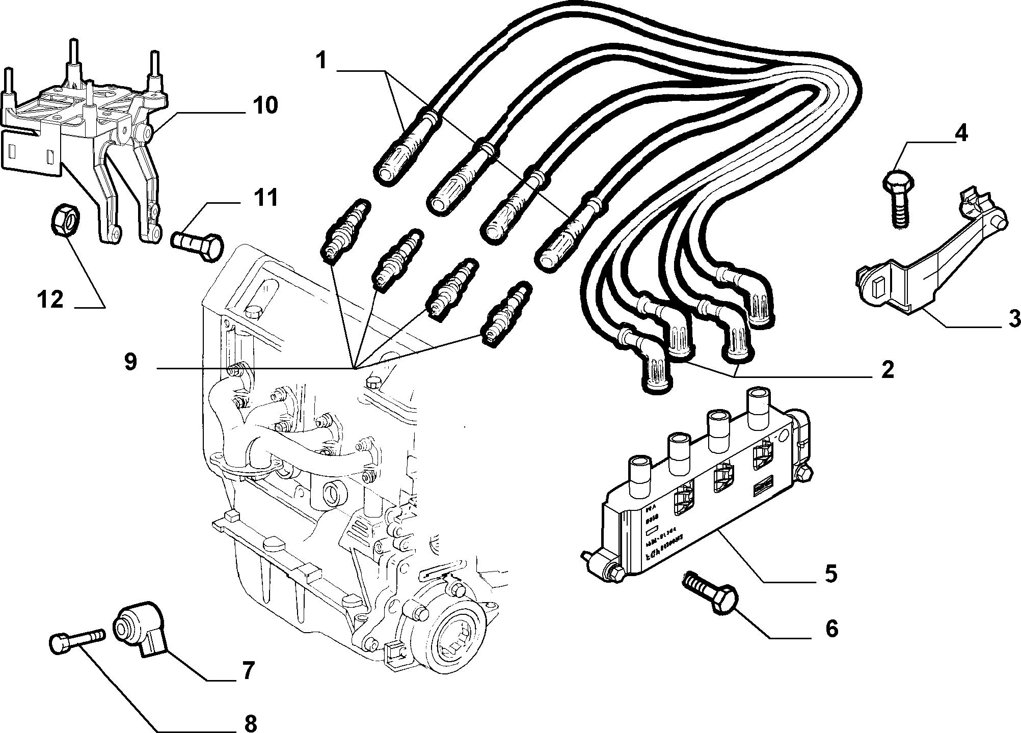 FCA 55 20 87 23 - Bobina d'accensione www.autoricambi360.it