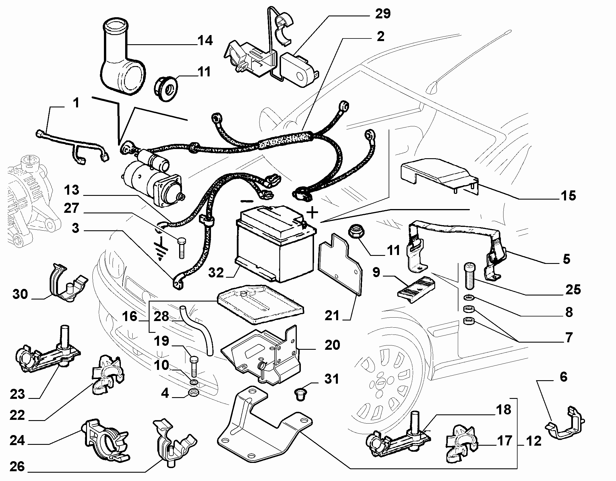 FCA 71751133 - Batteria avviamento www.autoricambi360.it