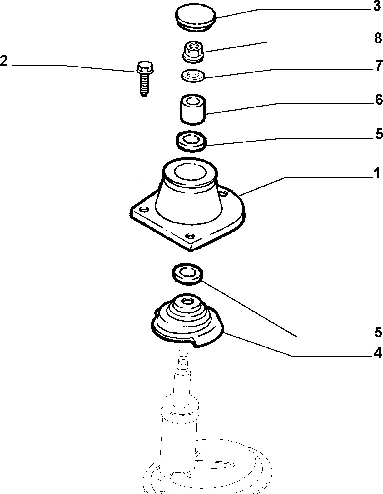 FCA 46760673 - Supporto ammortizzatore a molla www.autoricambi360.it