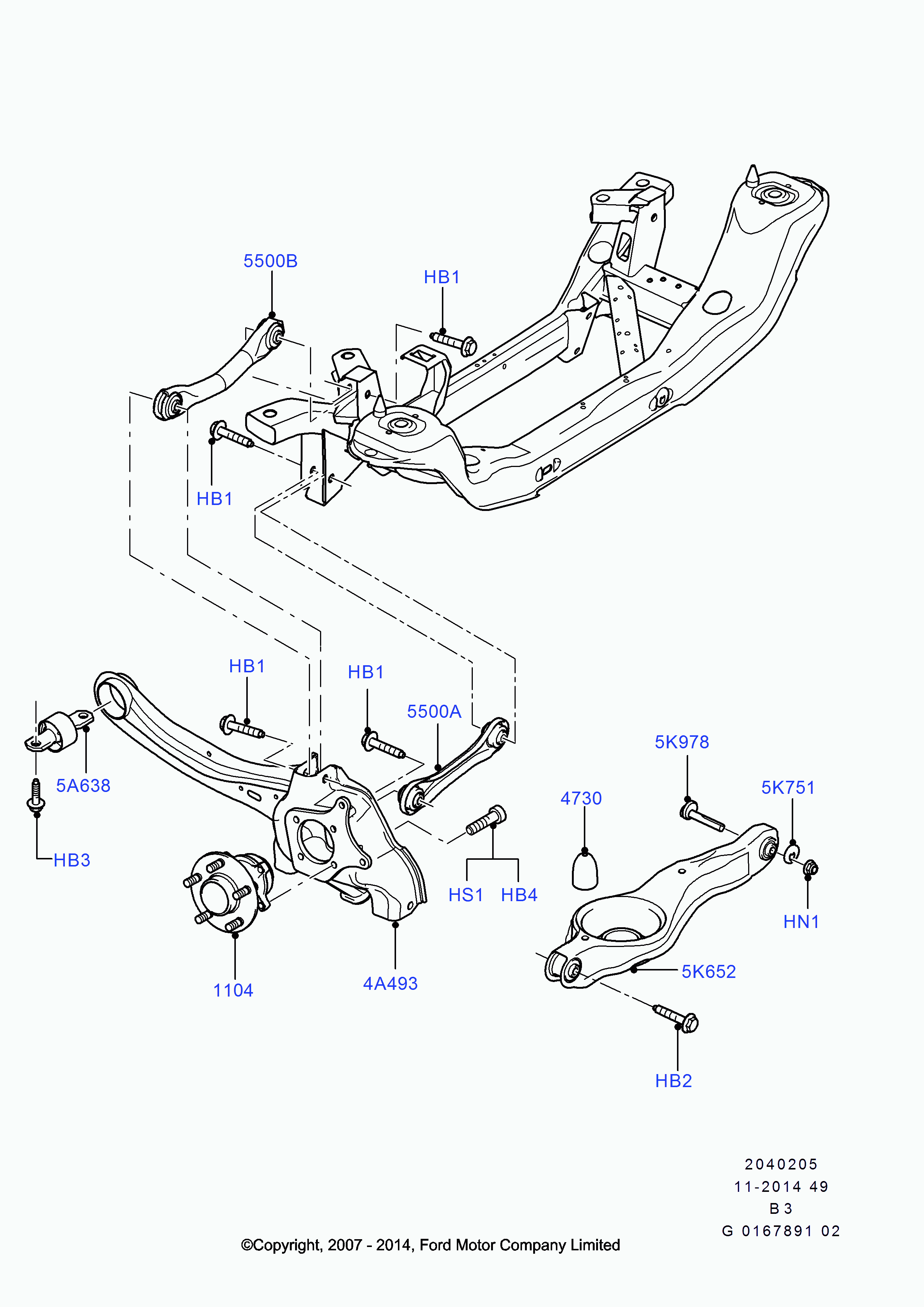 FORD 1517403 - Braccio oscillante, Sospensione ruota www.autoricambi360.it