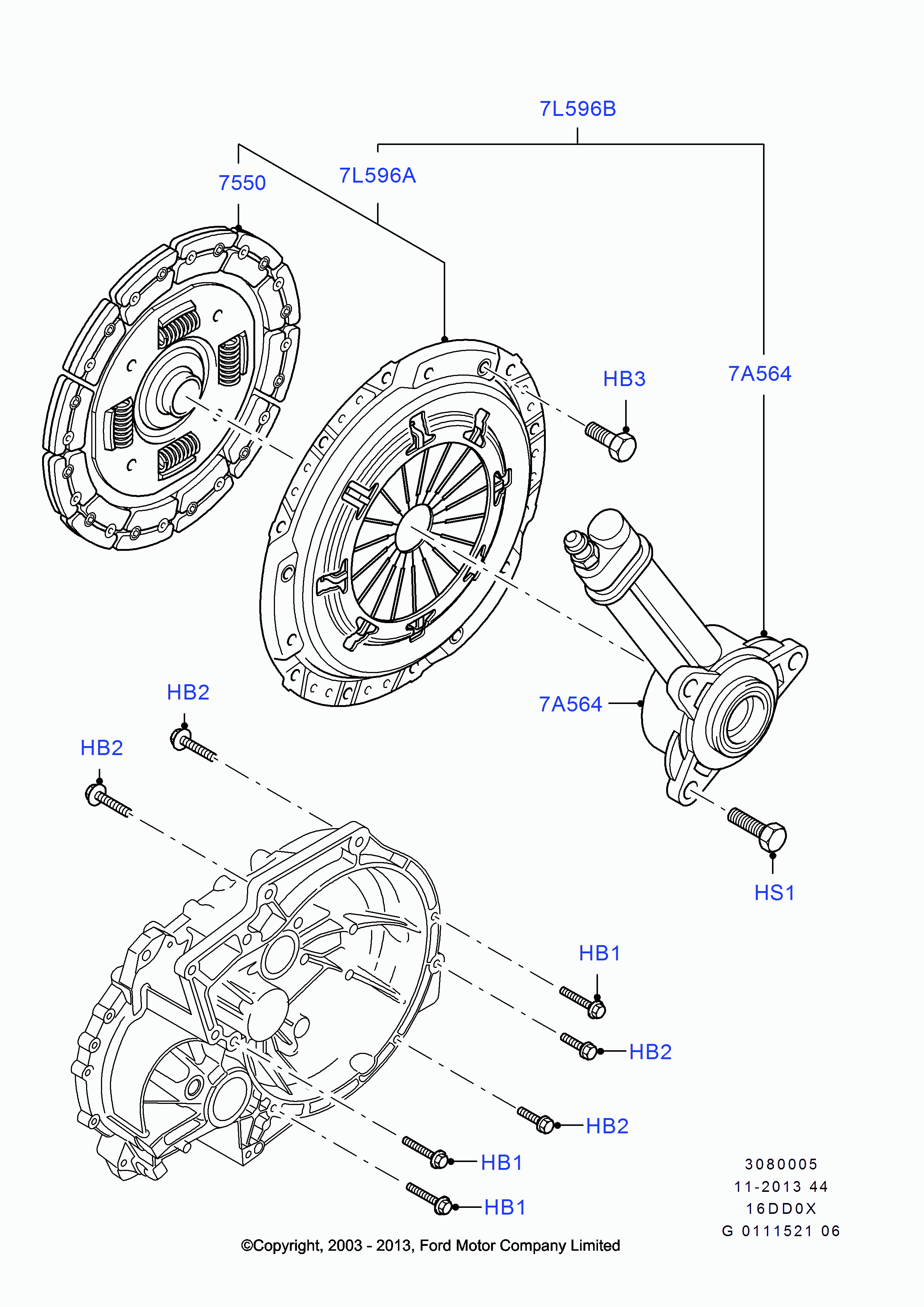 SACHS 3 000 970 002 - Kit frizione www.autoricambi360.it