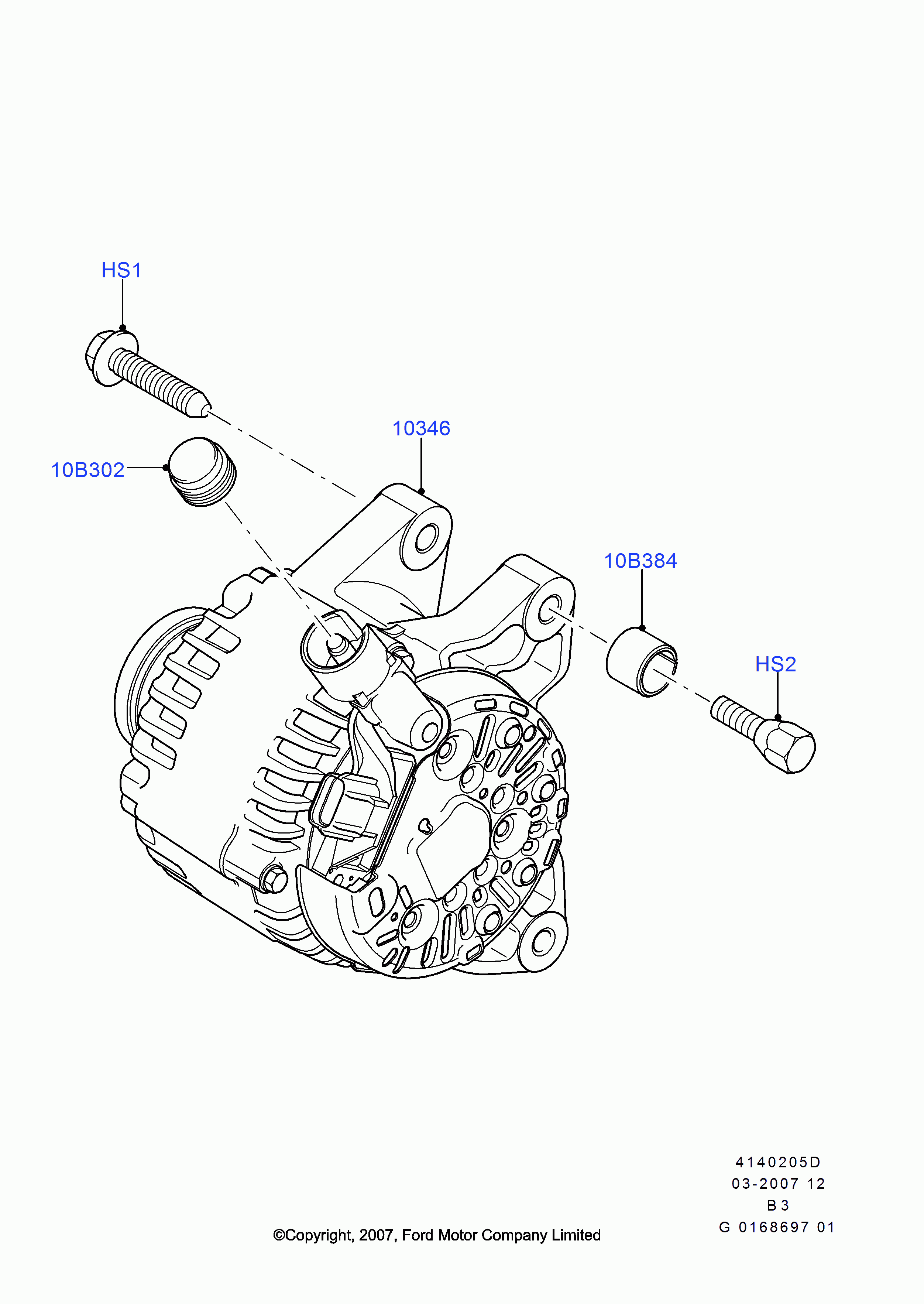 Autokit 03.81883 - Puleggia cinghia, Alternatore www.autoricambi360.it