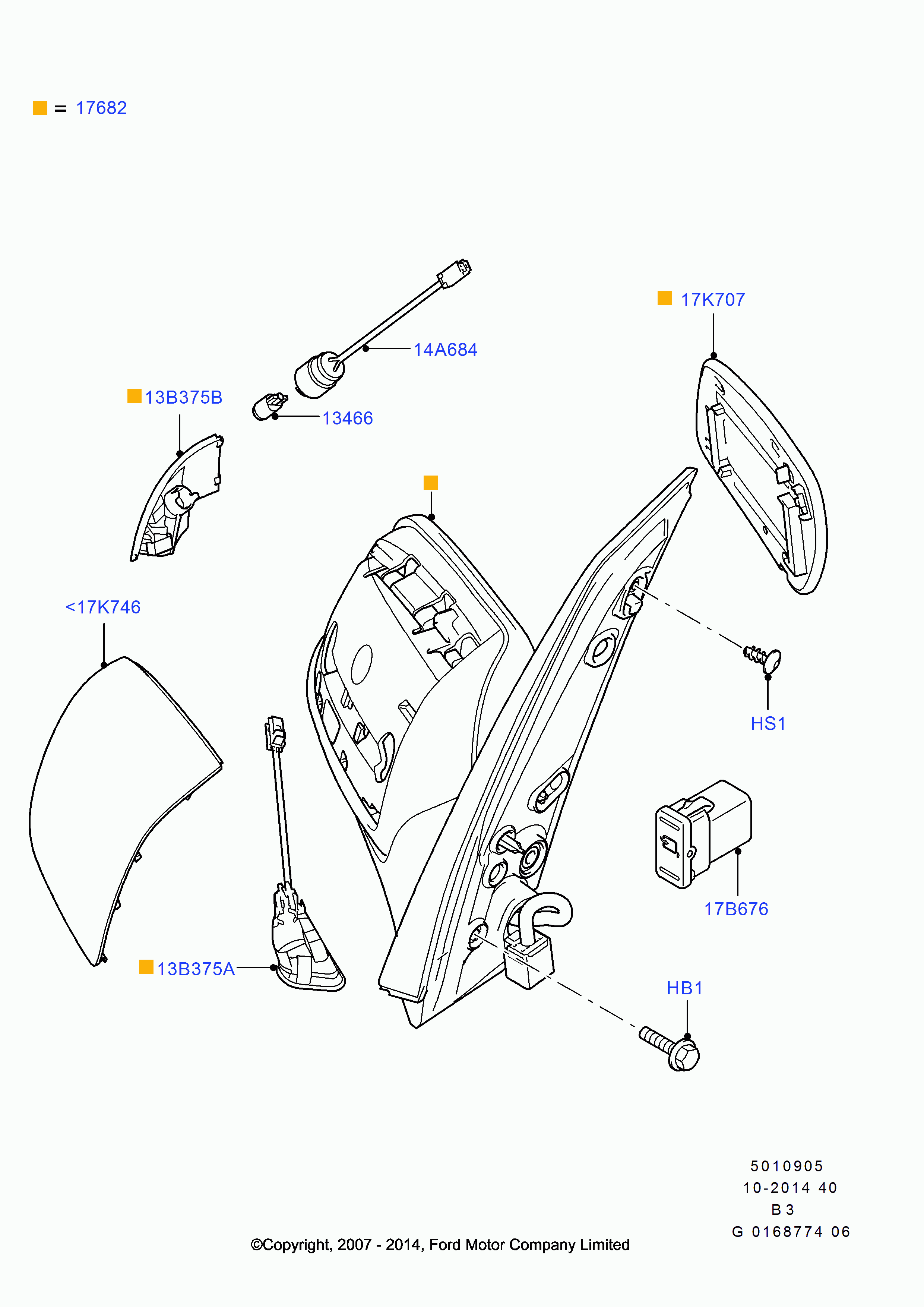 FORD 4075423 - Lampadina, Indicatore direzione www.autoricambi360.it