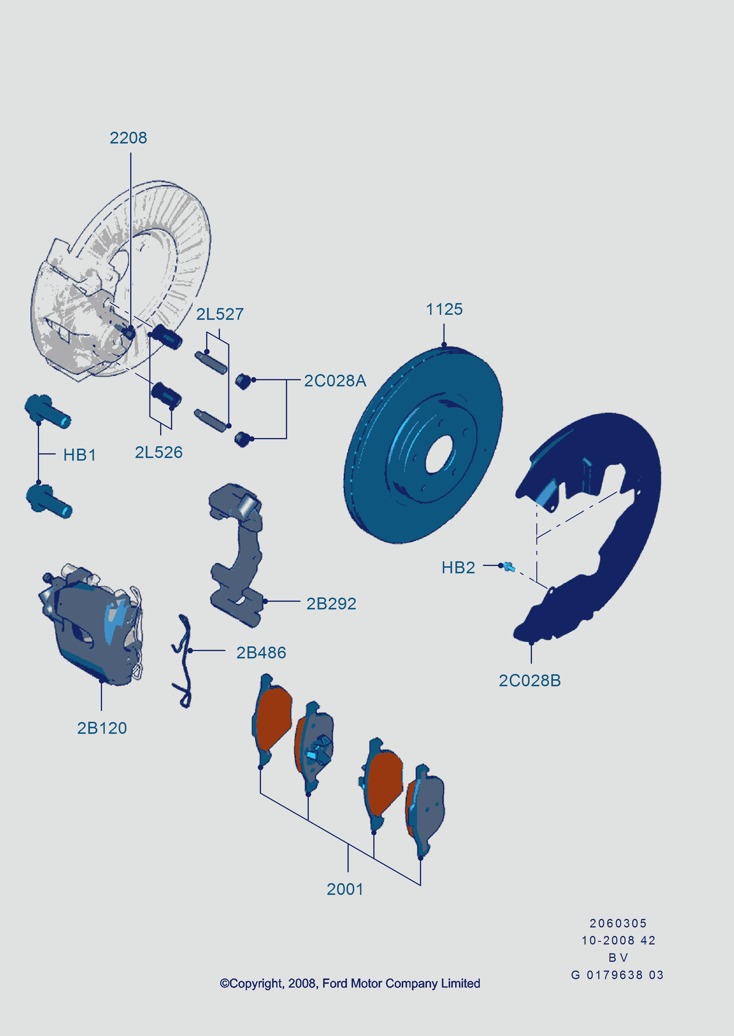 Samko 5SP1190 - Kit pastiglie freno, Freno a disco www.autoricambi360.it