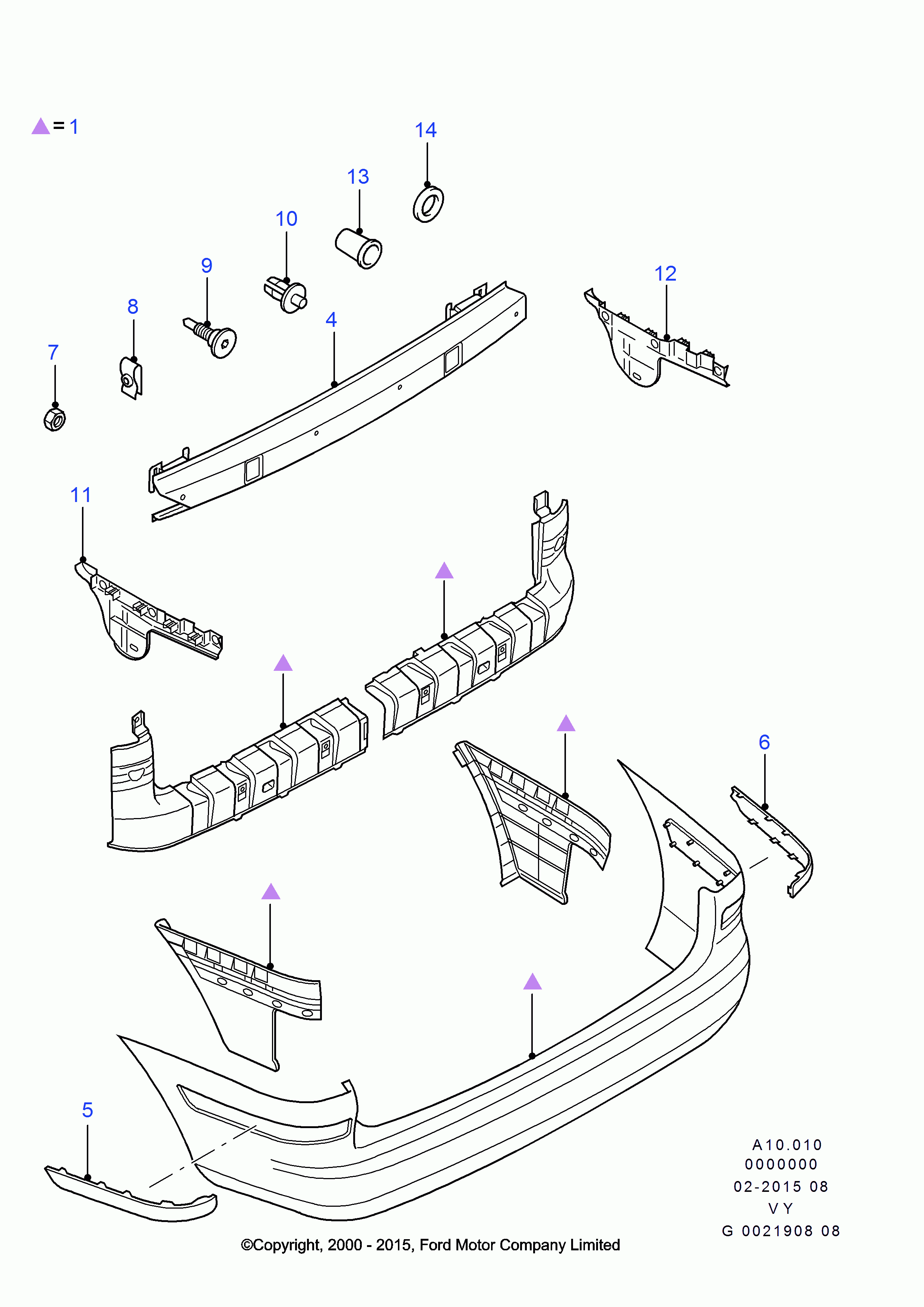 FORD 7201524 - Kit cinghie dentate www.autoricambi360.it