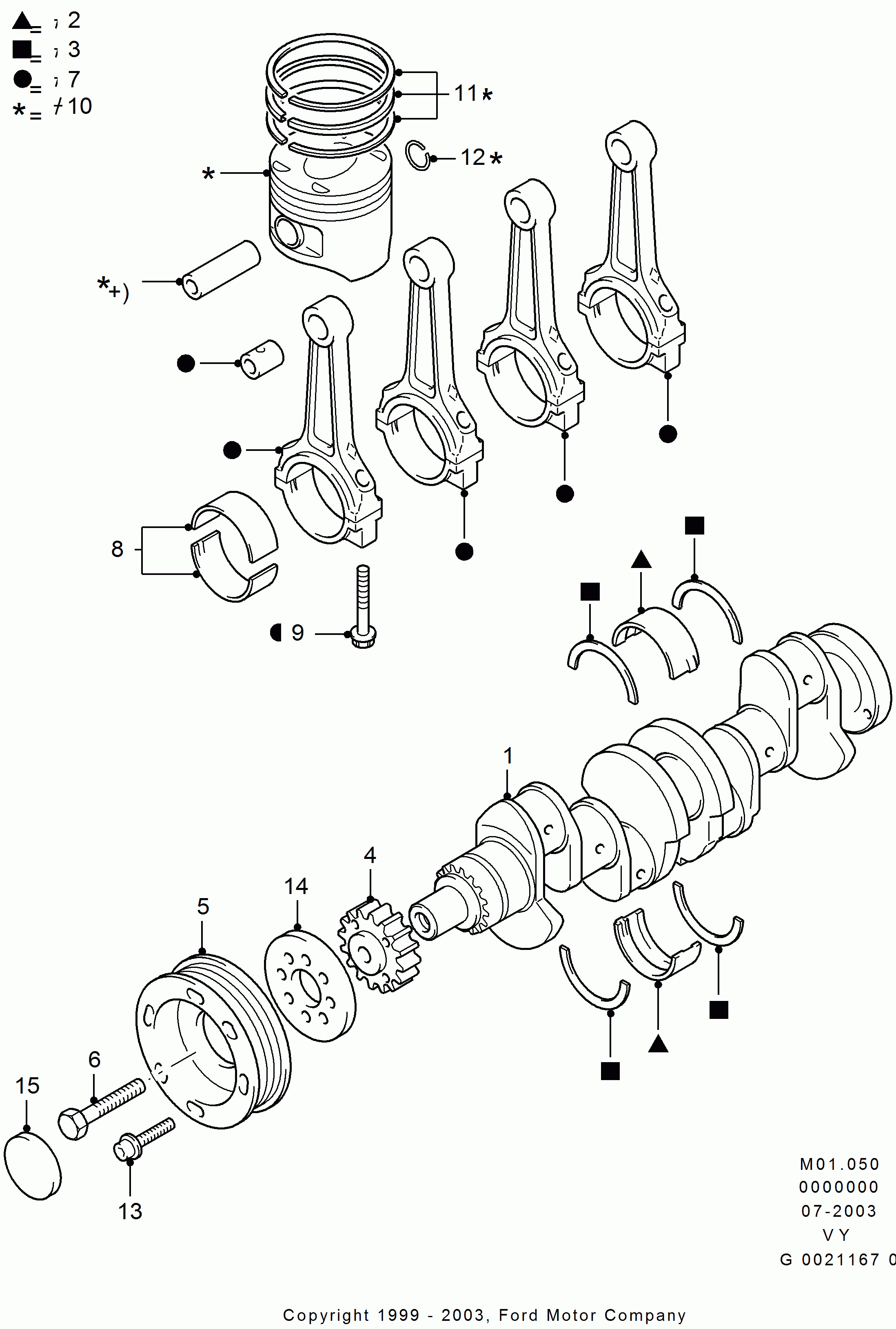 Autokit 03.90021 - Puleggia cinghia, Albero a gomiti www.autoricambi360.it
