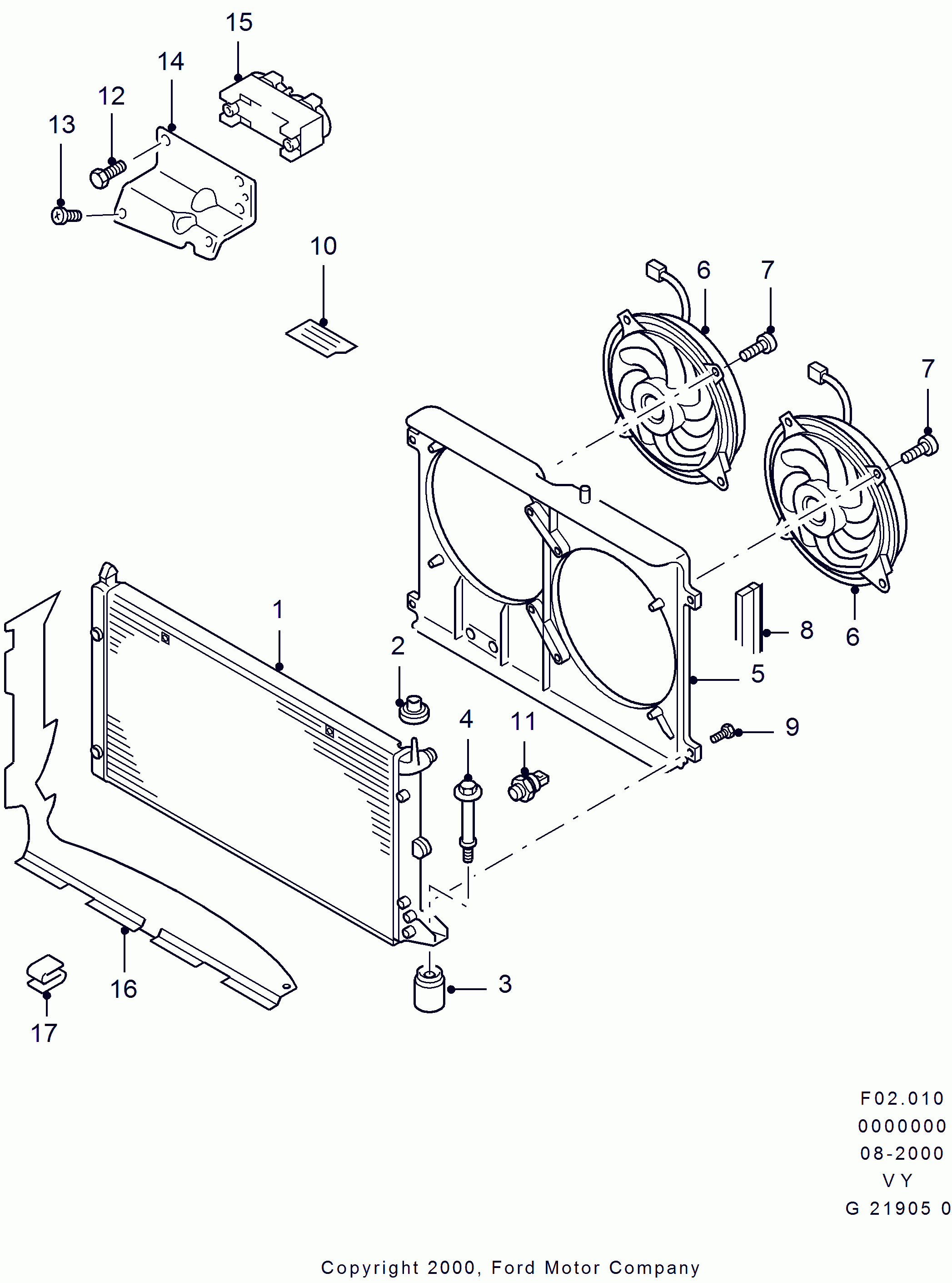 FORD 7 215 818 - Termocontatto, Ventola radiatore www.autoricambi360.it