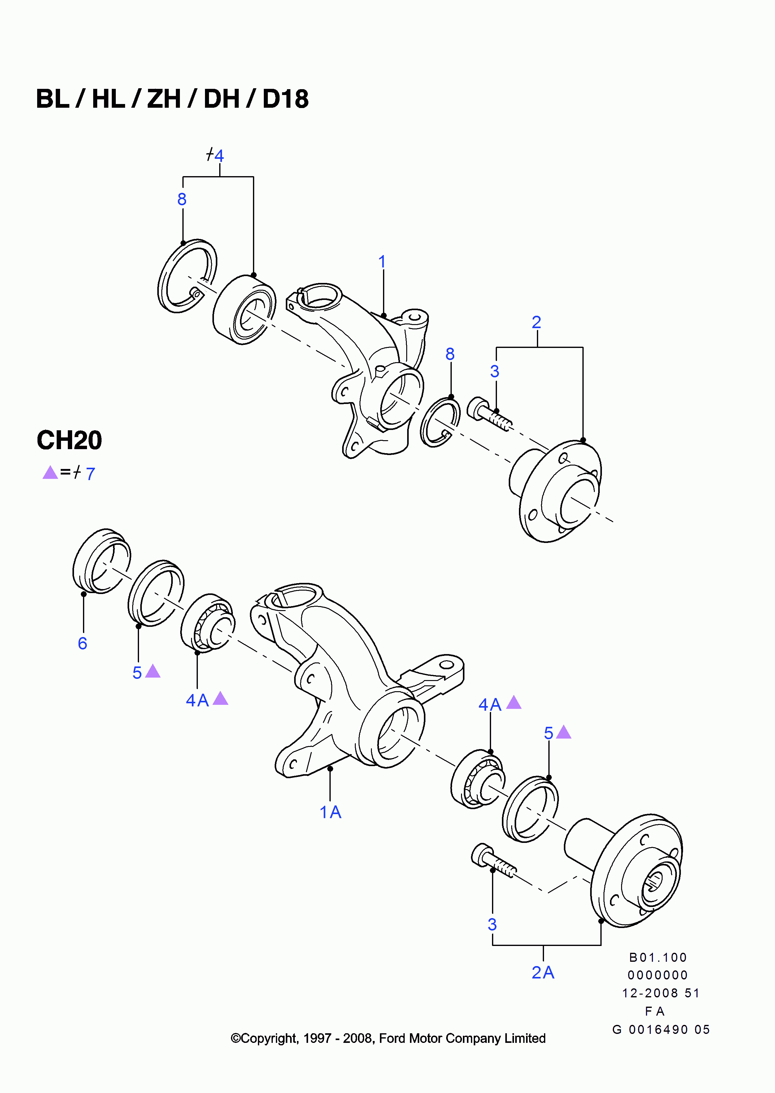 FORD 6484569 - Kit cuscinetto ruota www.autoricambi360.it
