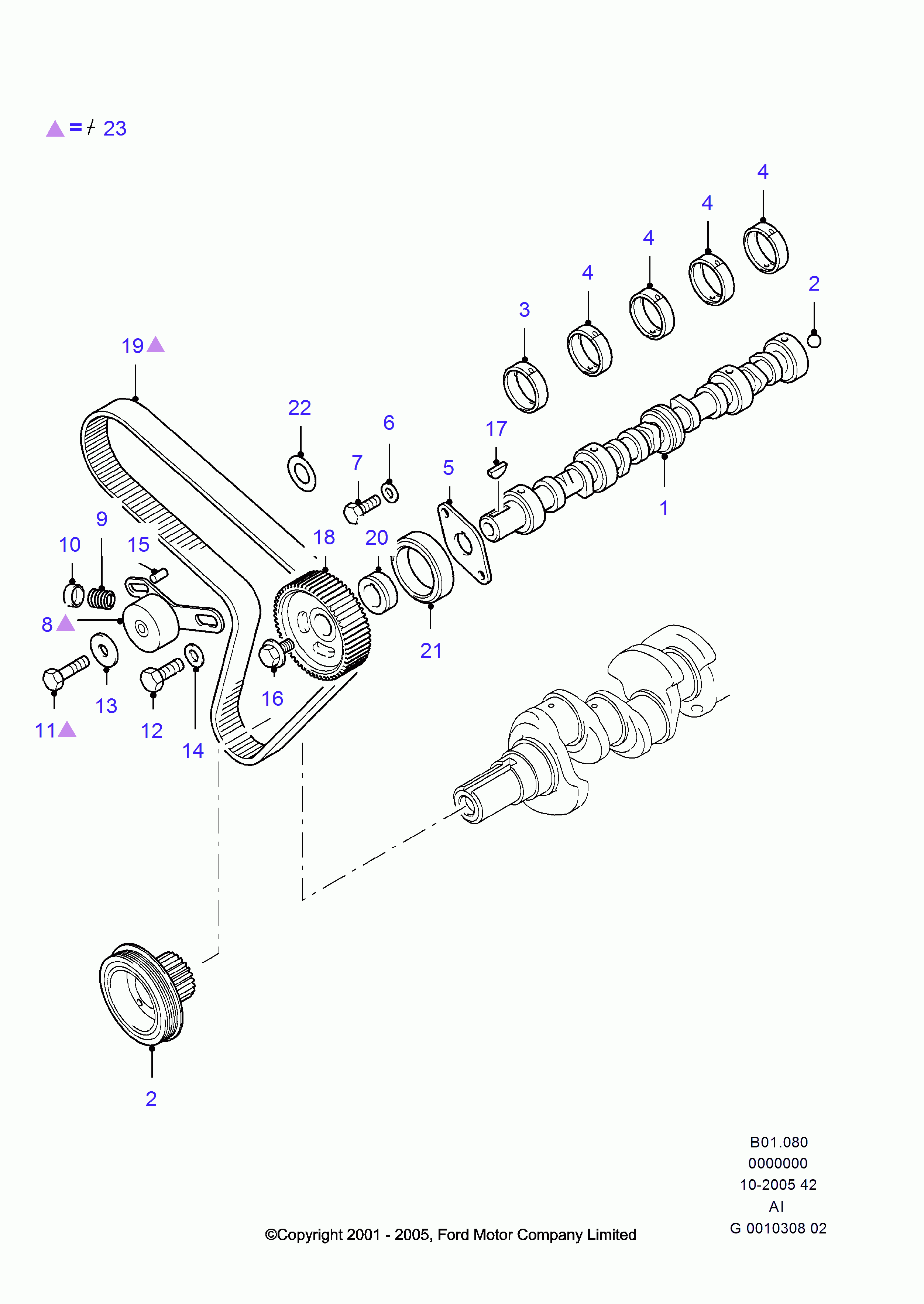 DAYCO KTB282 - Kit cinghie dentate www.autoricambi360.it