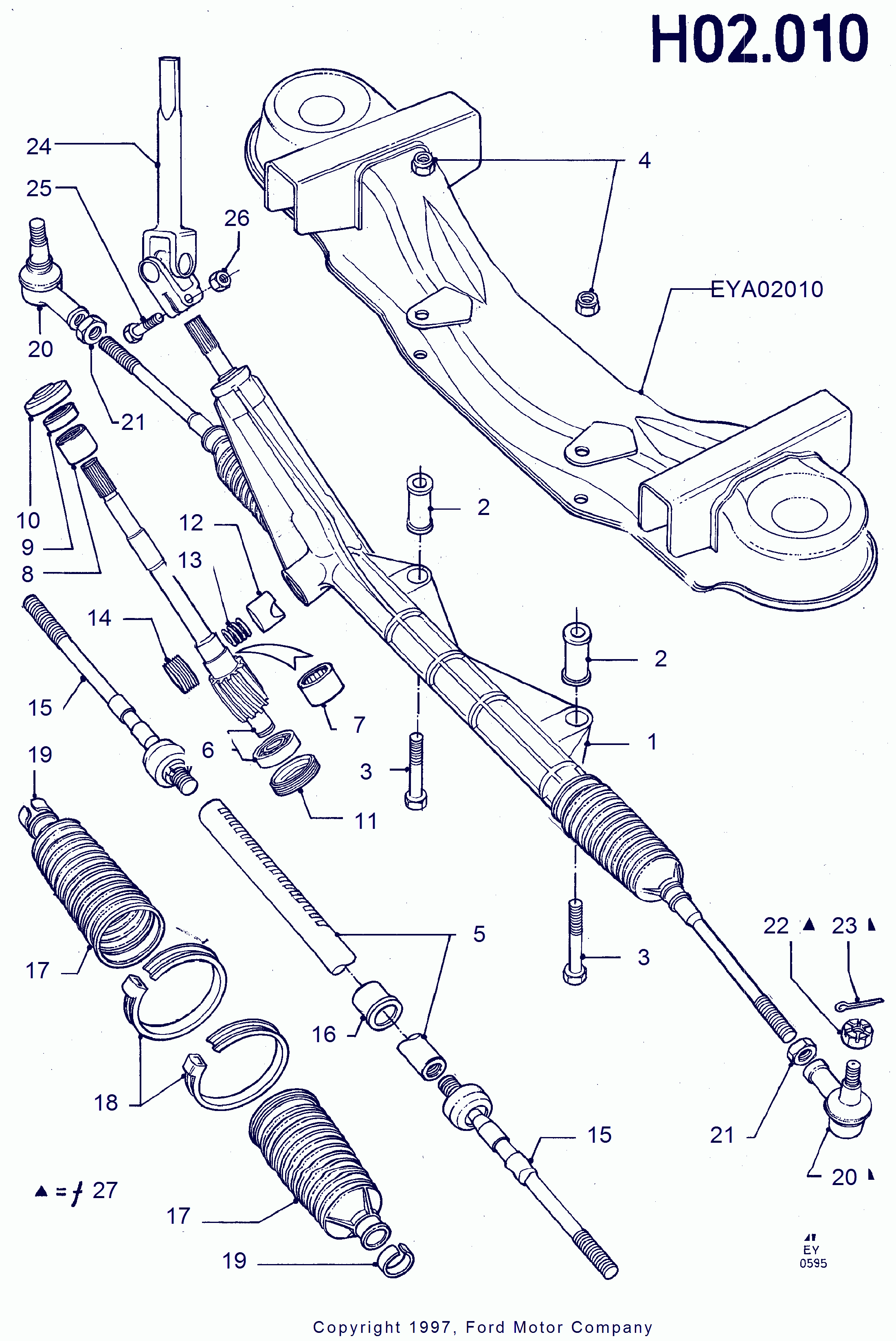 FORD 1 047 145 - Testa barra d'accoppiamento www.autoricambi360.it