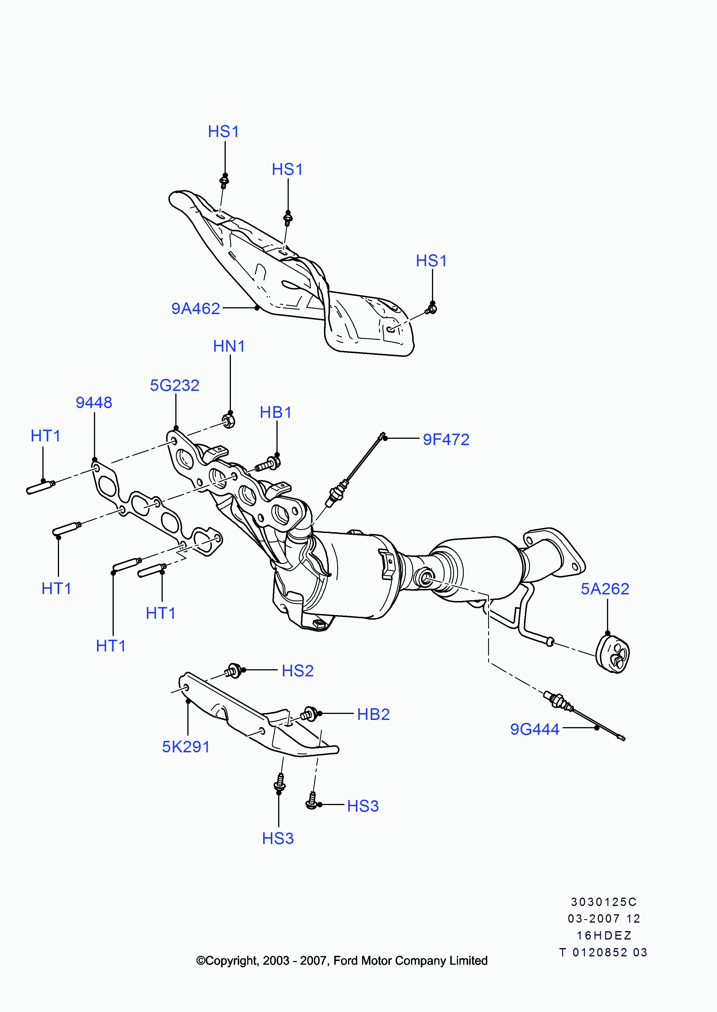 FORD 1 351 337 - Sonda lambda www.autoricambi360.it