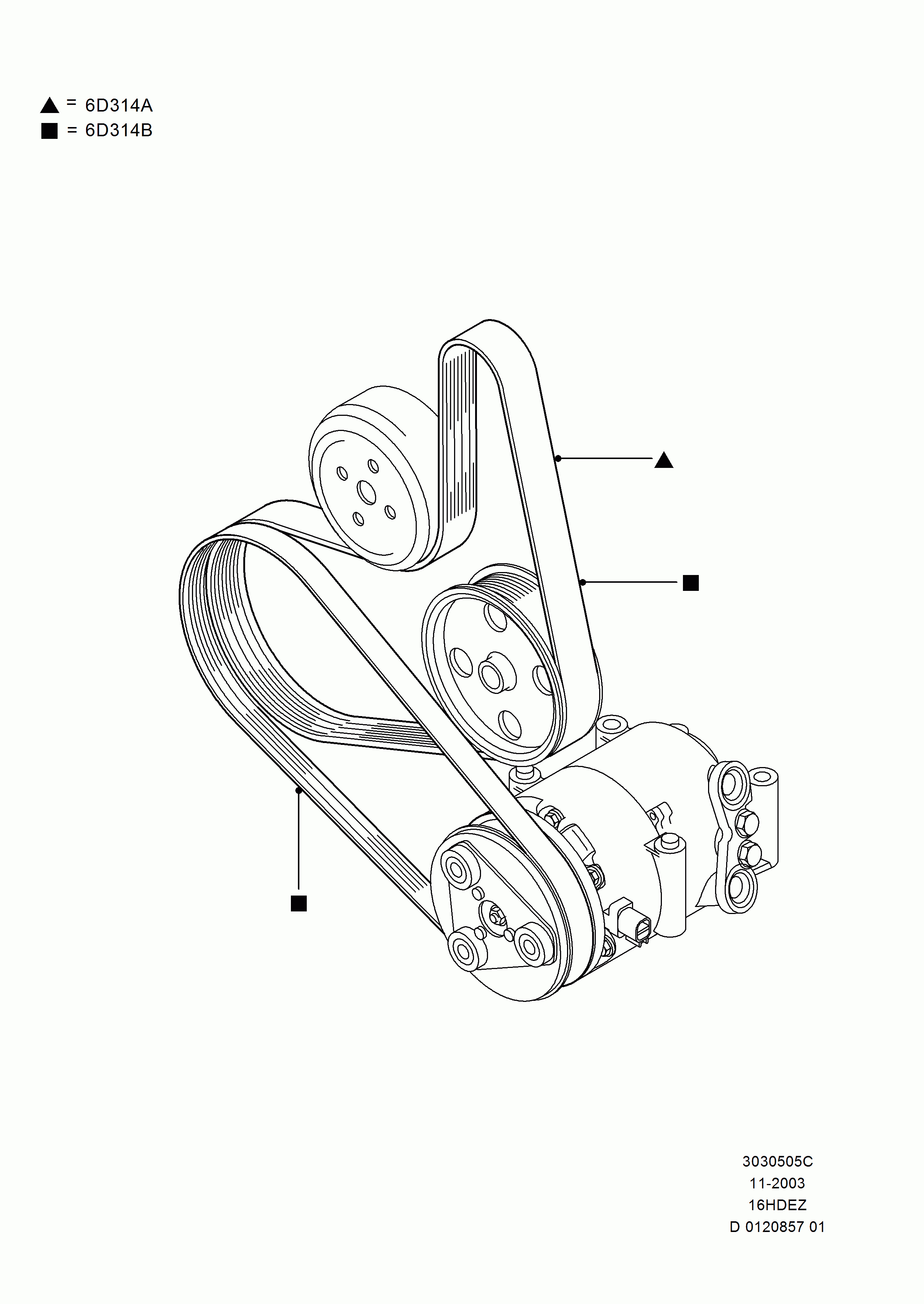 FORD 1708273 - Cinghia Poly-V www.autoricambi360.it
