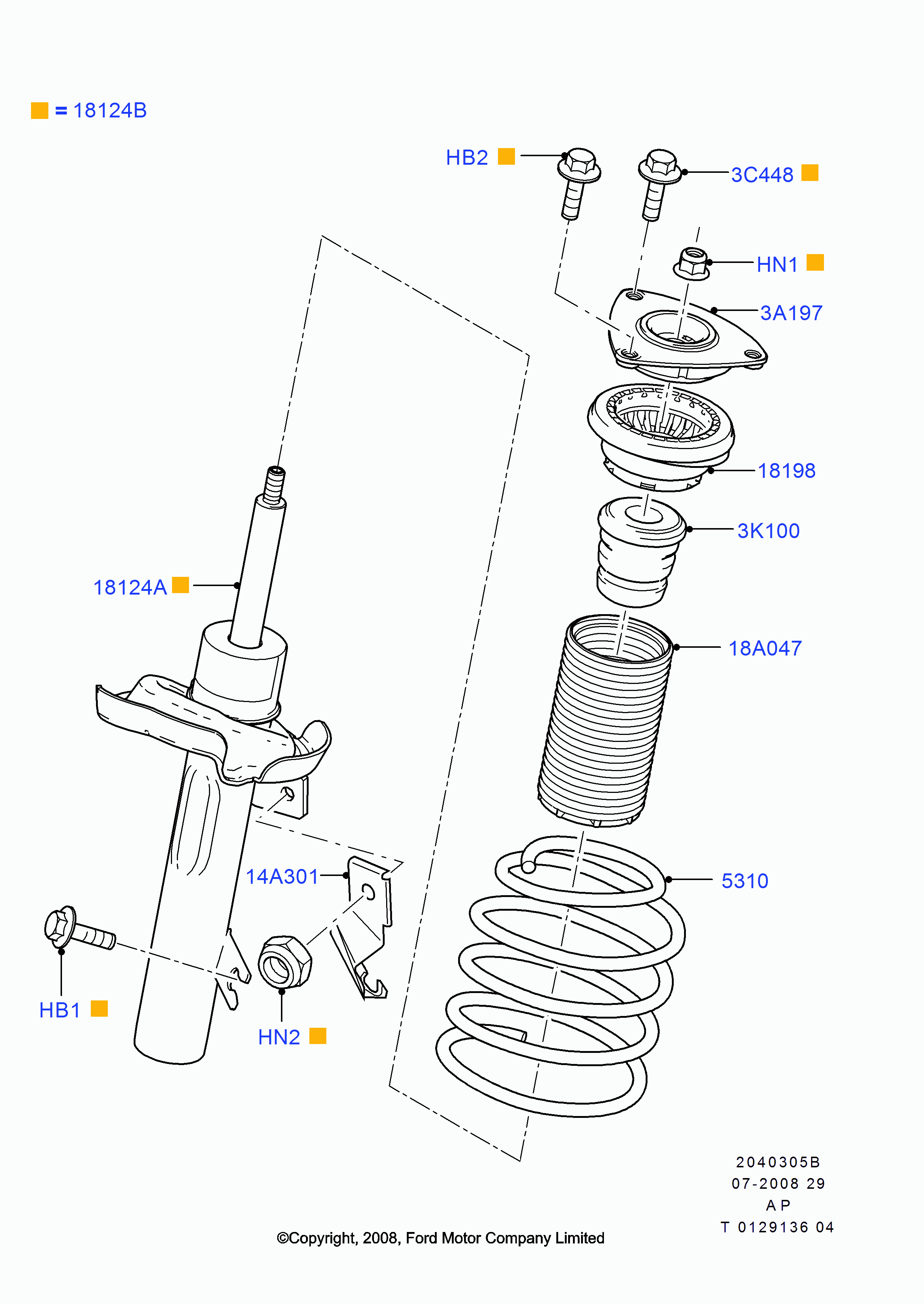 STC T405285 - Supporto ammortizzatore a molla www.autoricambi360.it