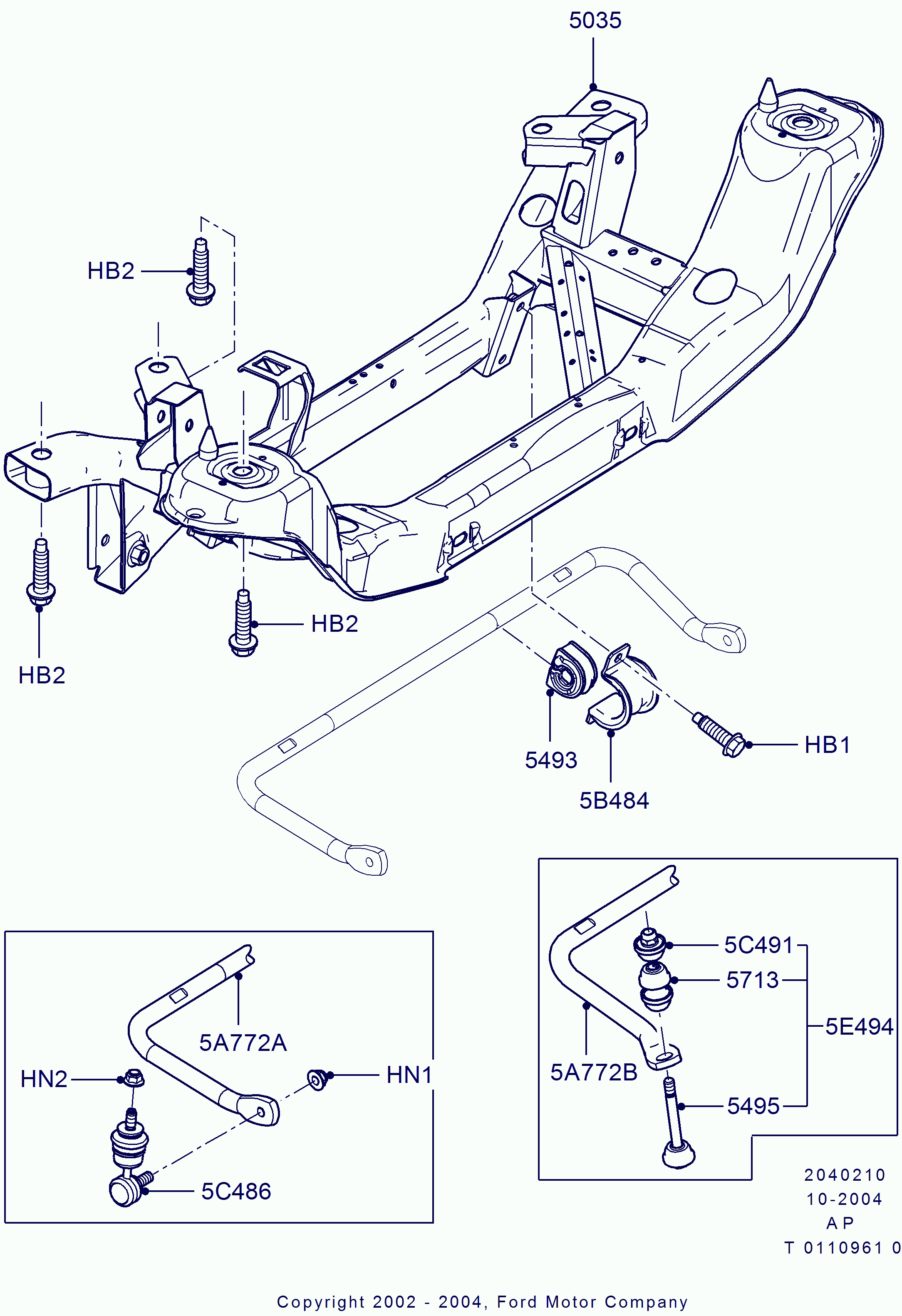 FORD 1424805 - Kit riparazione, Barra accoppiamento stabilizzatore www.autoricambi360.it