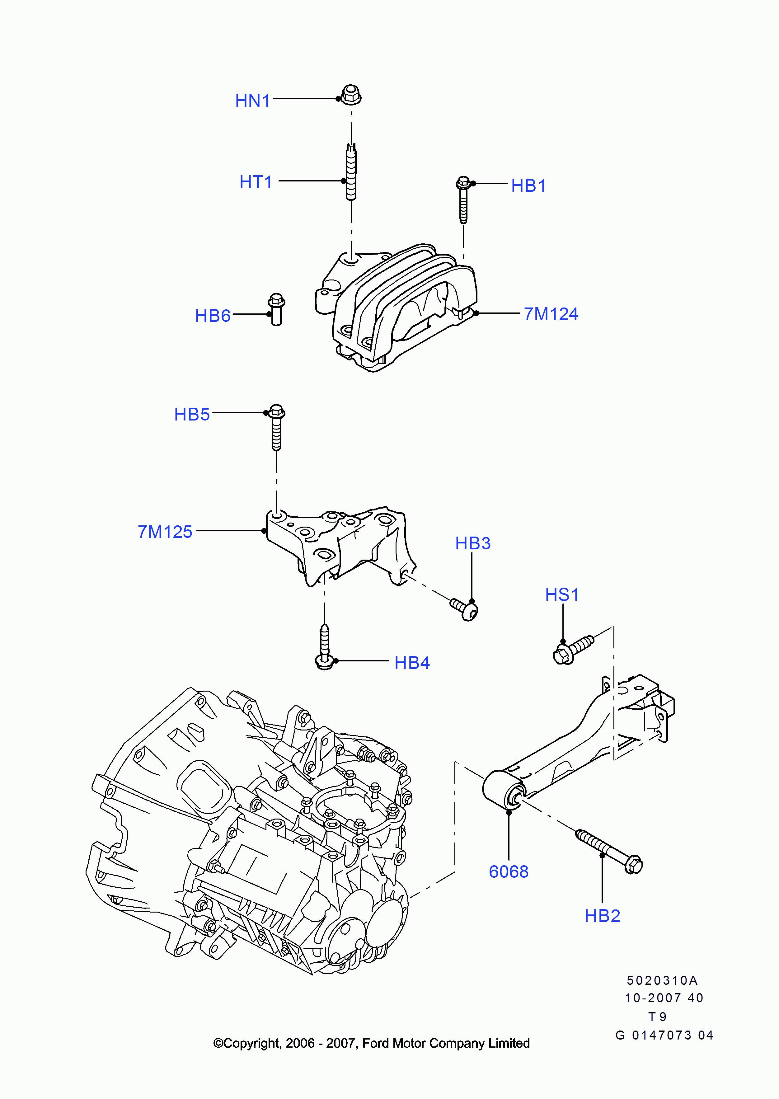 FORD 4519492 - Sospensione, Motore www.autoricambi360.it