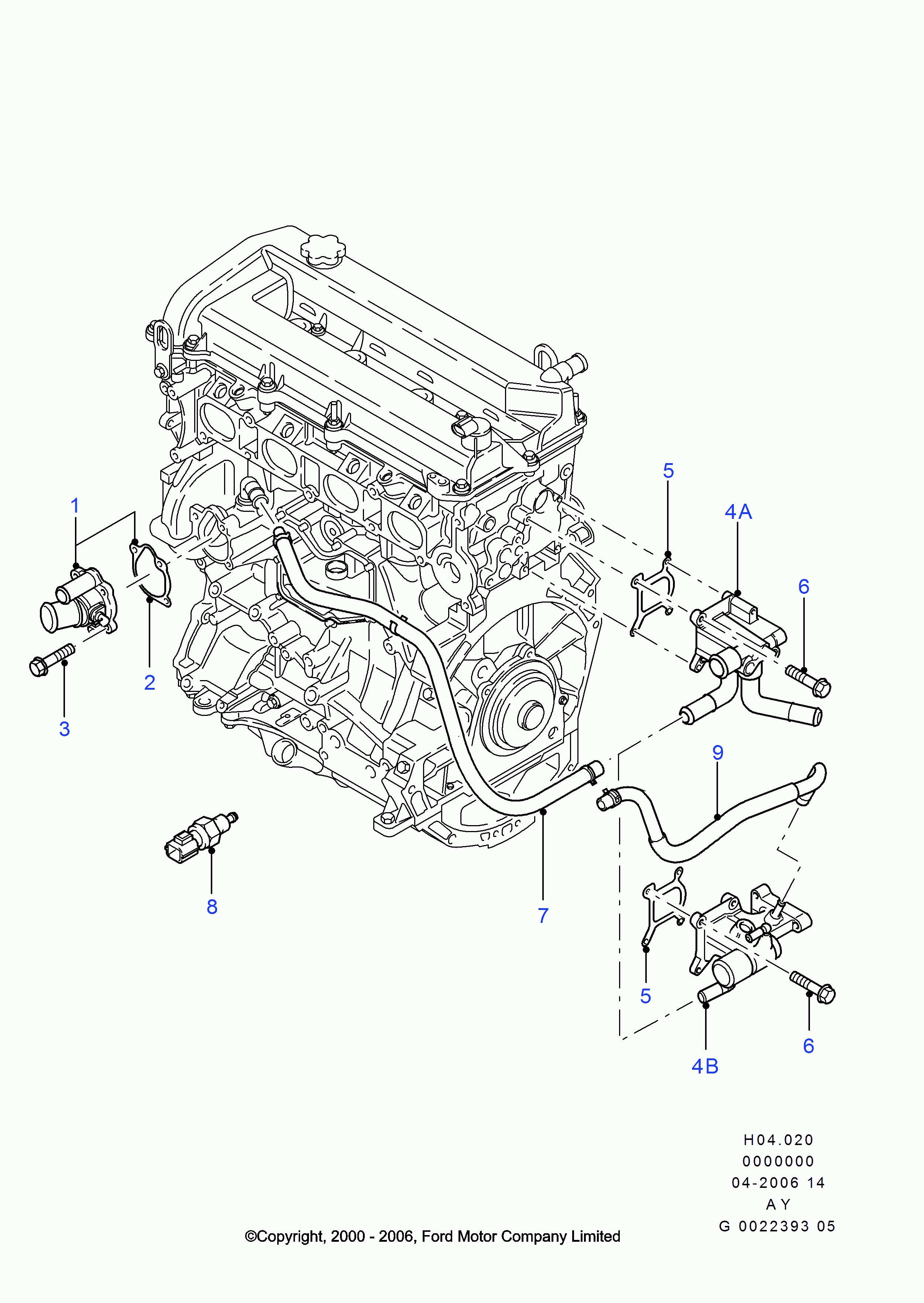 FORD 5 072 891 - Sensore, Temperatura refrigerante www.autoricambi360.it