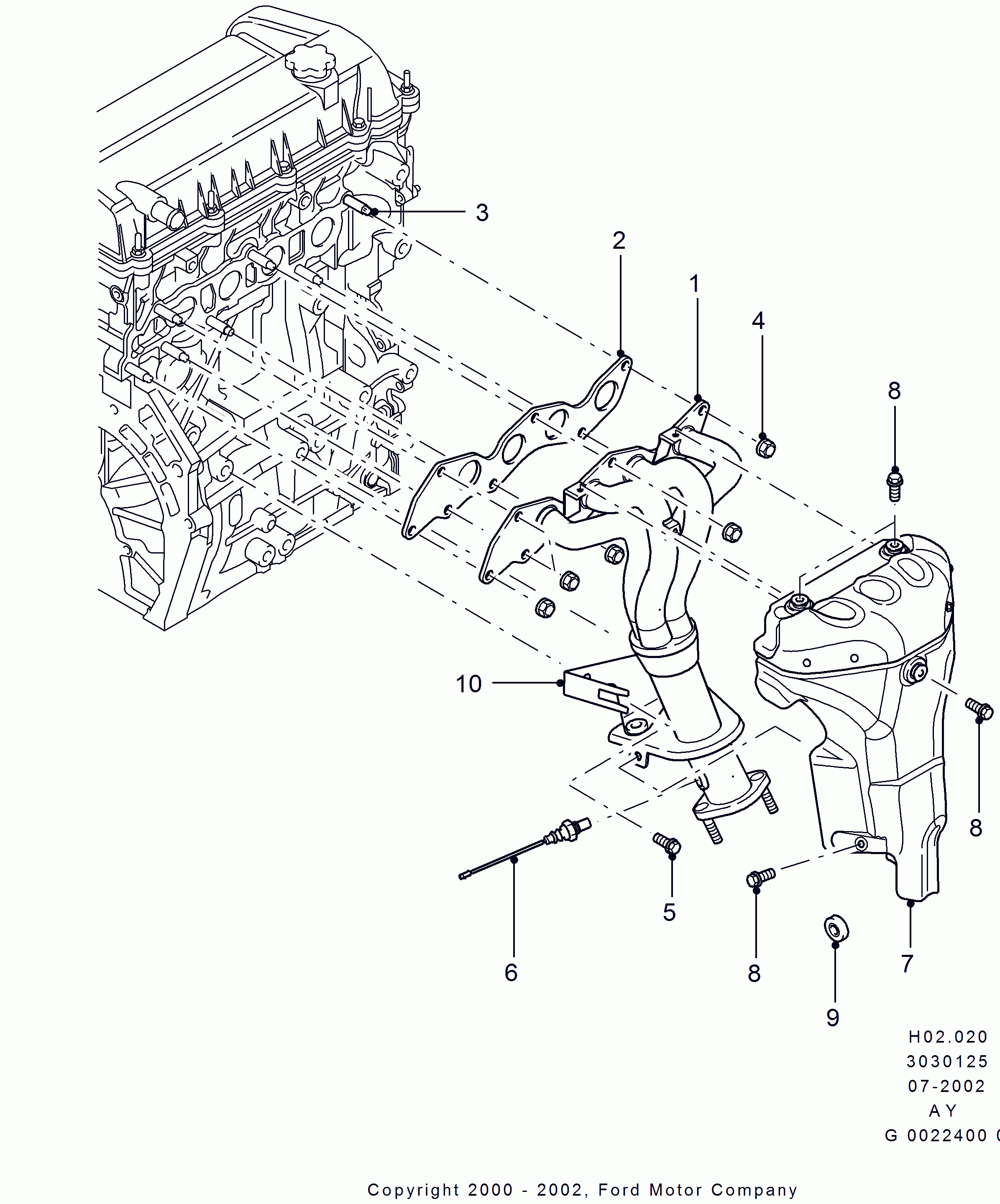 FORD 1 123 897 - Sonda lambda www.autoricambi360.it
