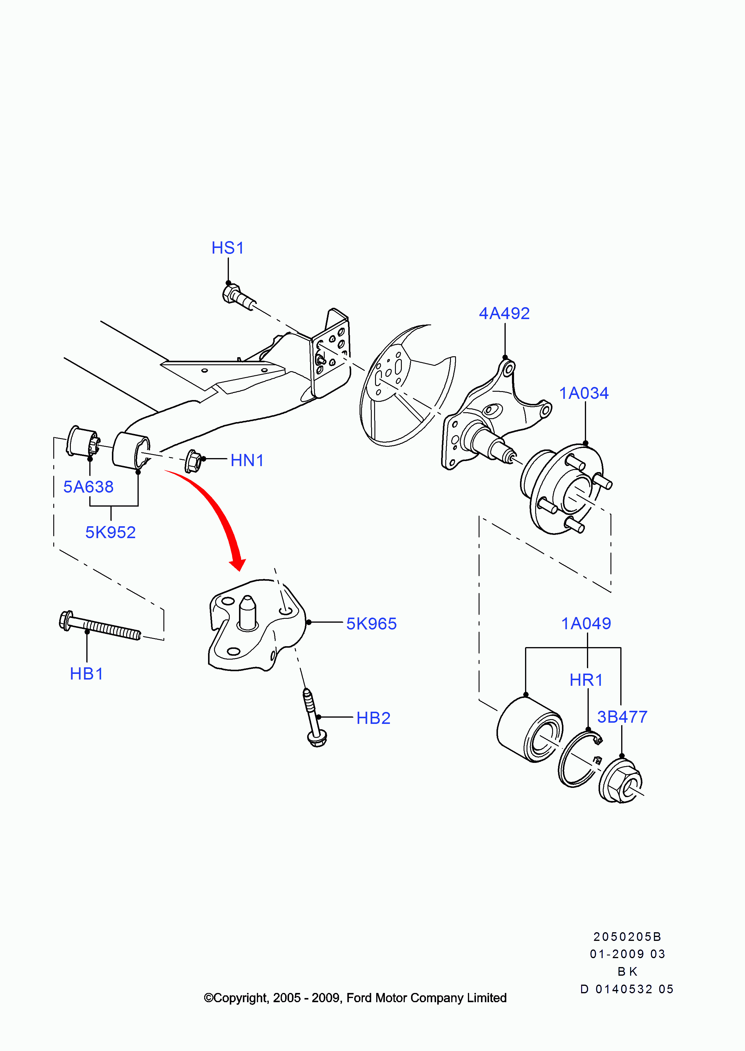 FORD 1426699 - Supporto, Braccio oscillante www.autoricambi360.it