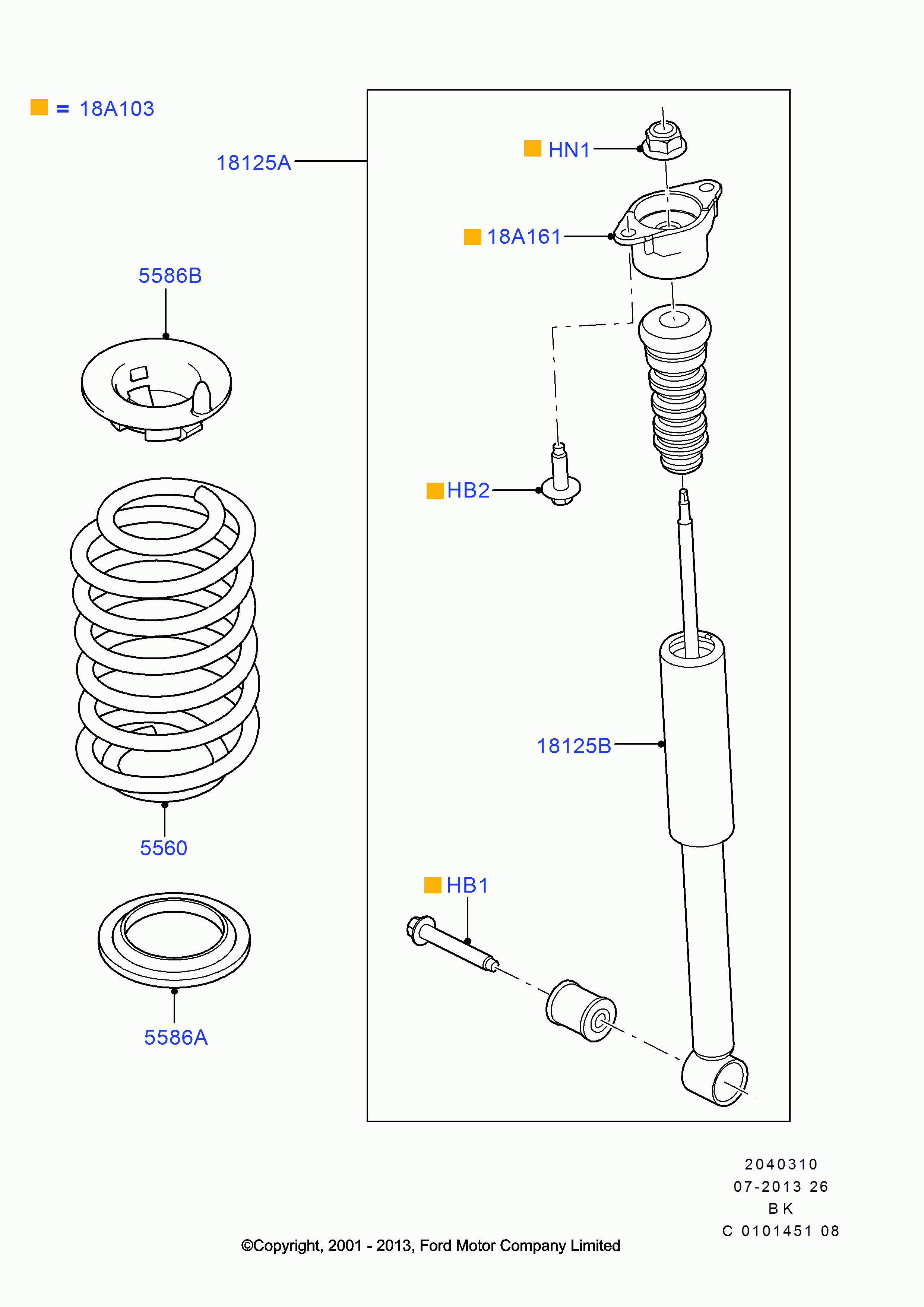 FORD 1473945 - Bullone correzione campanatura www.autoricambi360.it