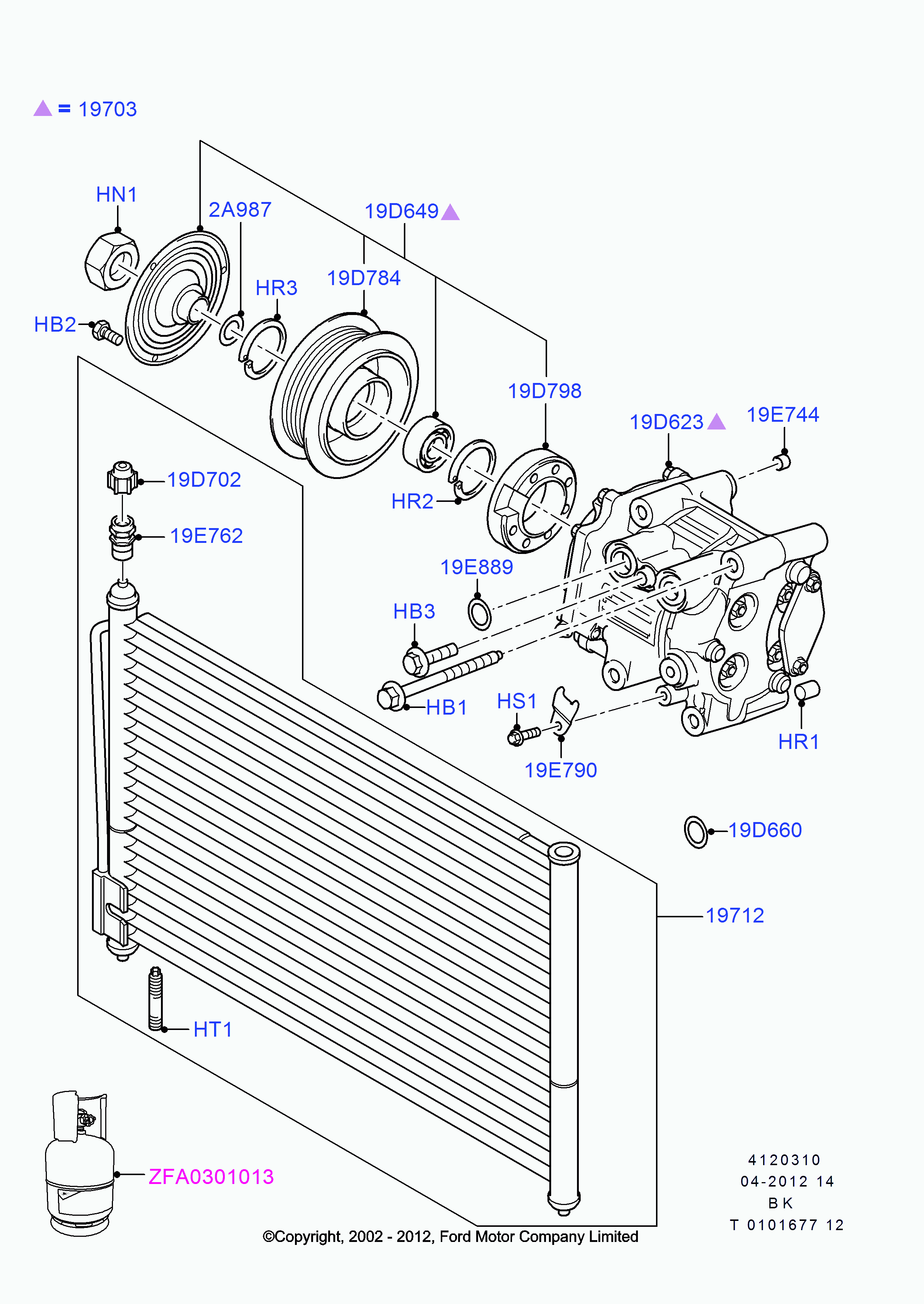 Denso DCN10008 - Condensatore, Climatizzatore www.autoricambi360.it