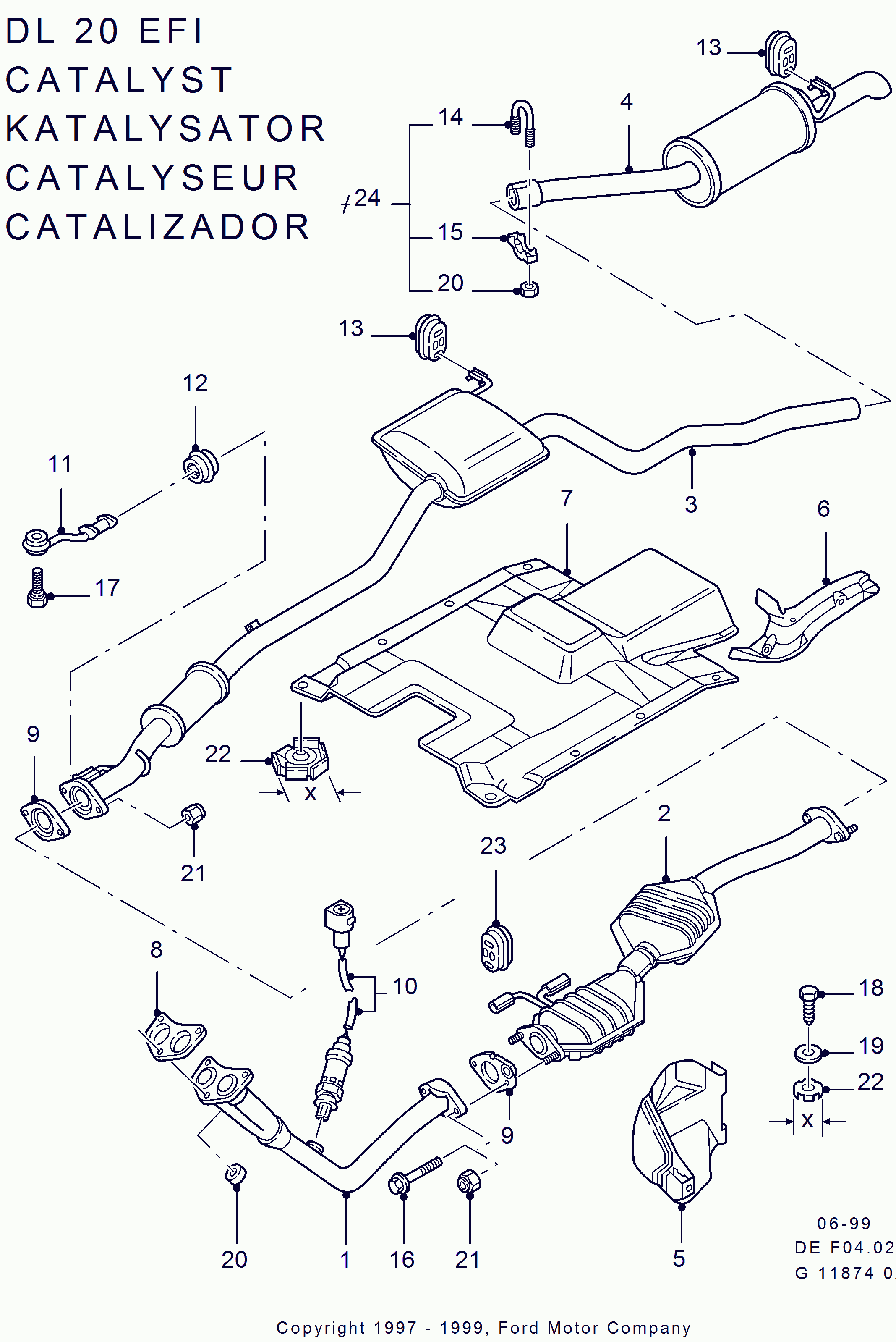 FORD 6199982 - Sonda lambda www.autoricambi360.it