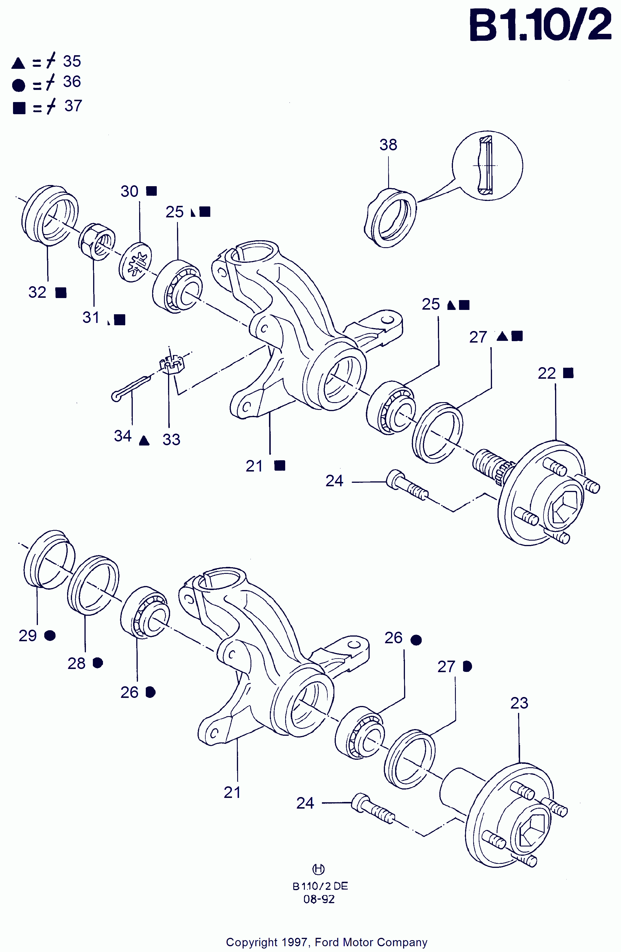 FORD 5012477 - Kit cuscinetto ruota www.autoricambi360.it