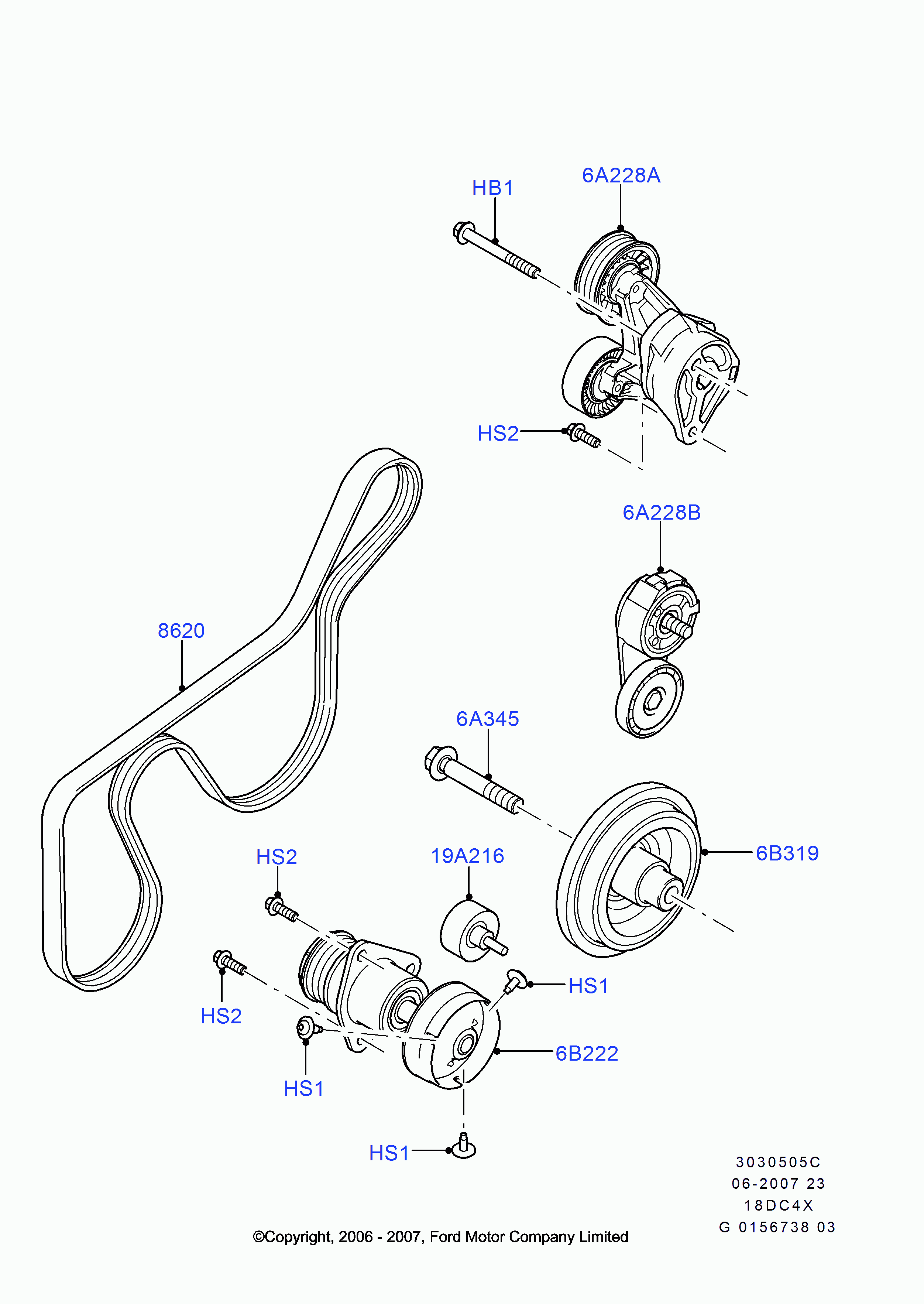 FORD 1477441 - Puleggia cinghia, Alternatore www.autoricambi360.it