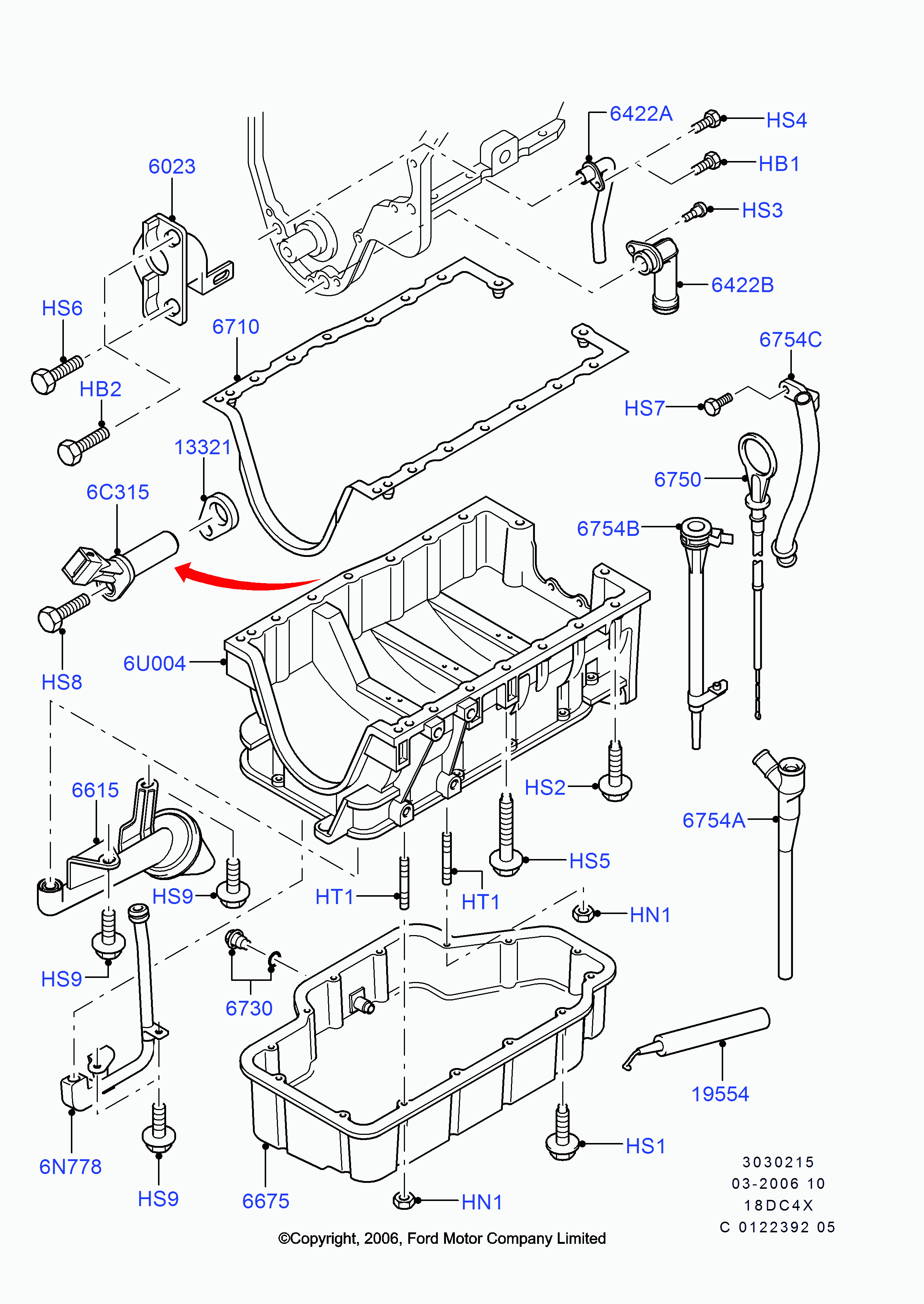 FORD 1 385 381 - Generatore di impulsi, Albero a gomiti www.autoricambi360.it