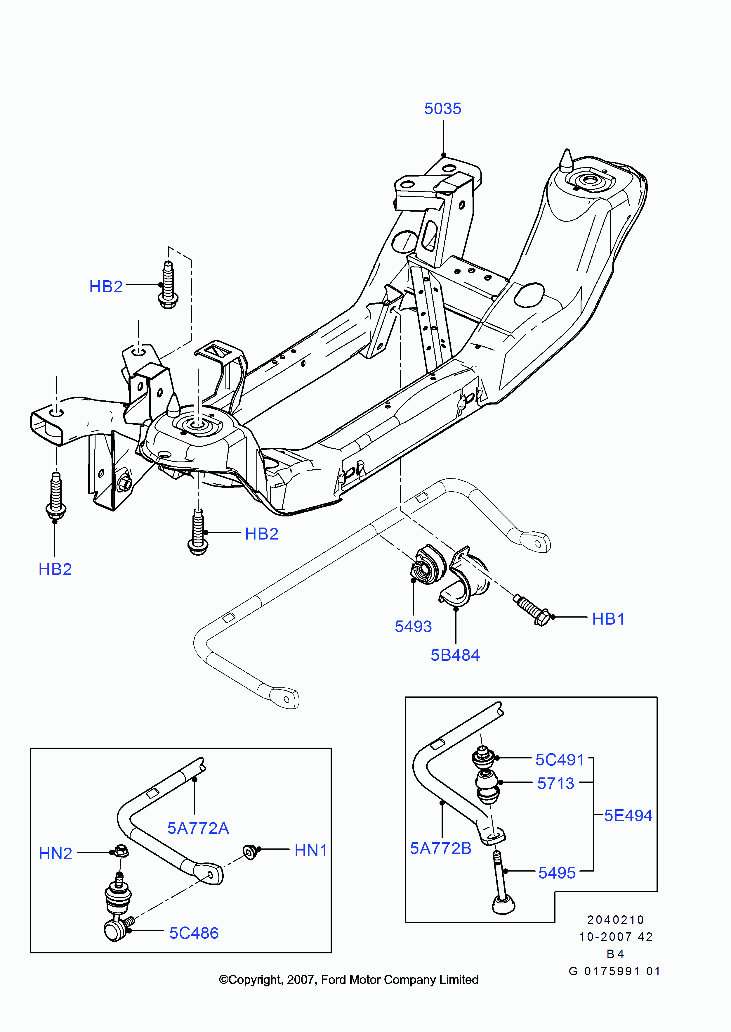 FORD 1424805 - Kit riparazione, Barra accoppiamento stabilizzatore www.autoricambi360.it