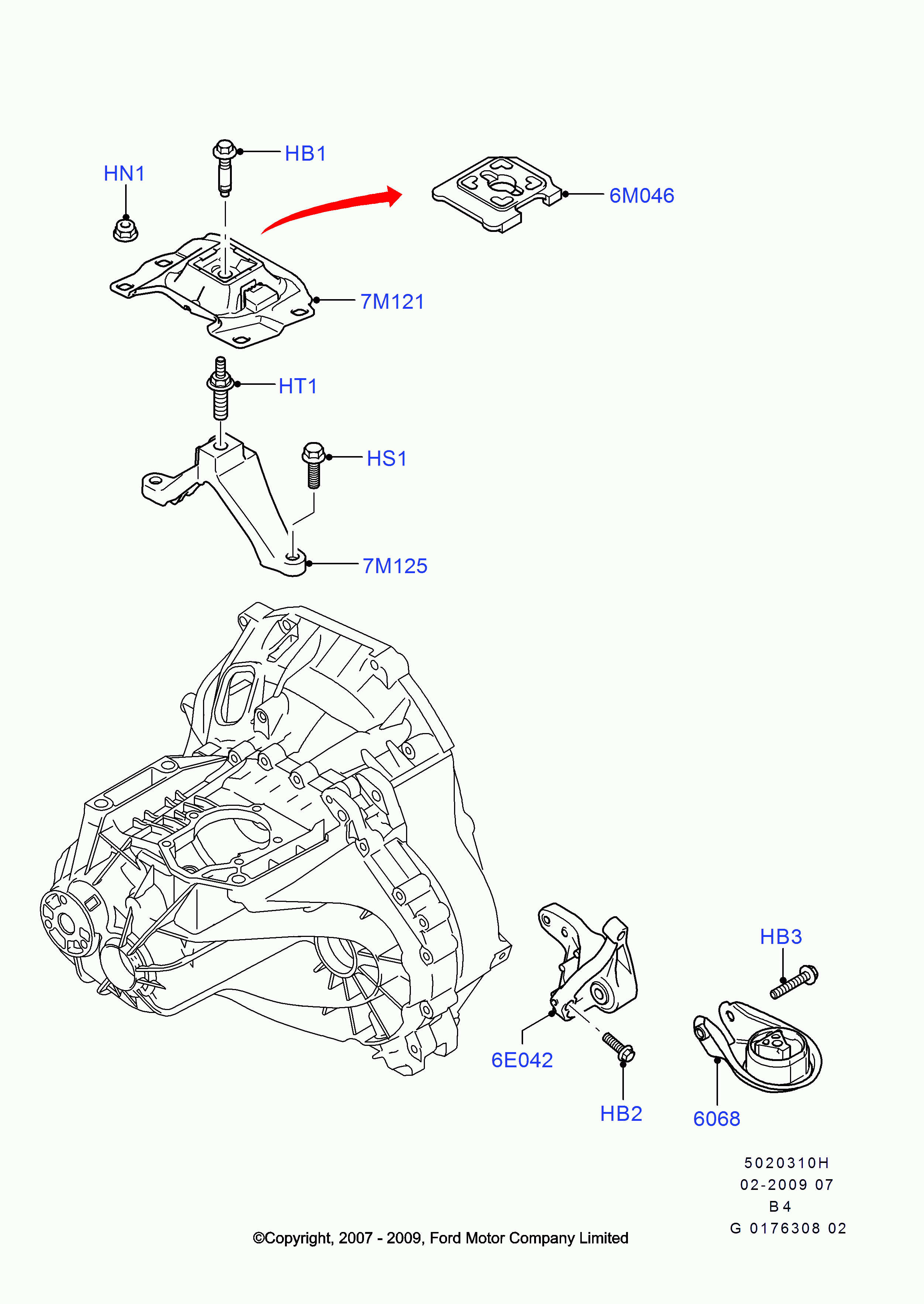 GOOM EM-0097 - Sospensione, Motore www.autoricambi360.it
