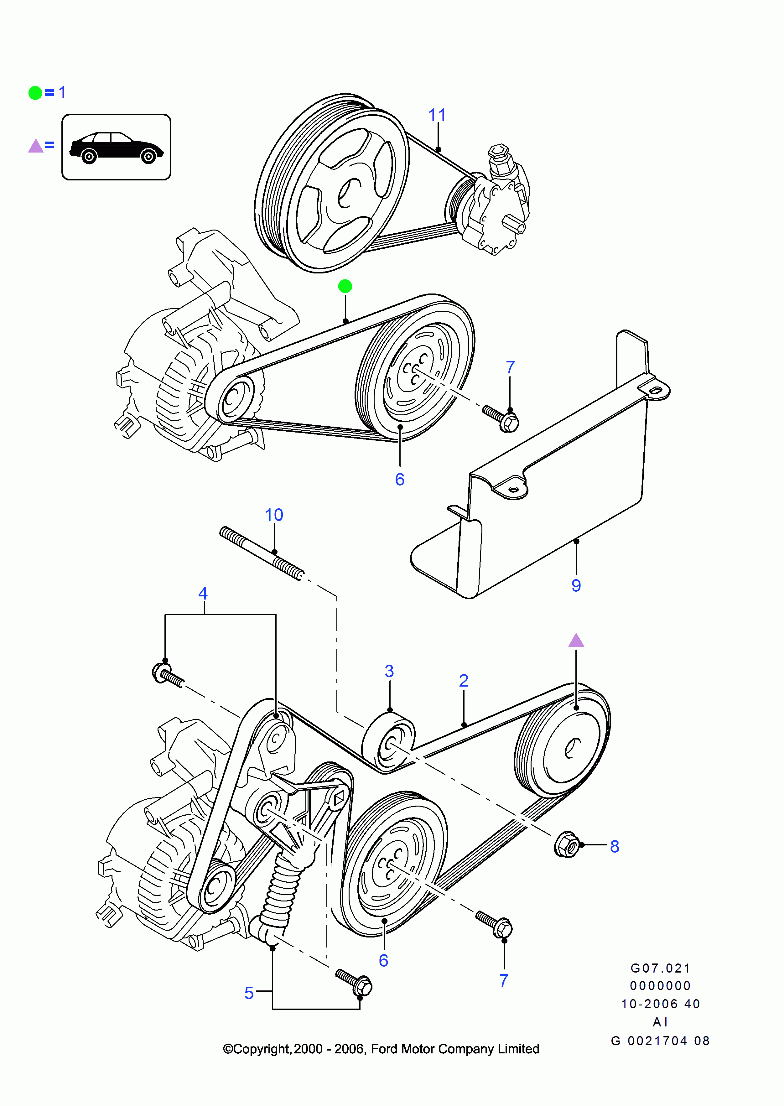 FORD 1120199 - Cinghia Poly-V www.autoricambi360.it