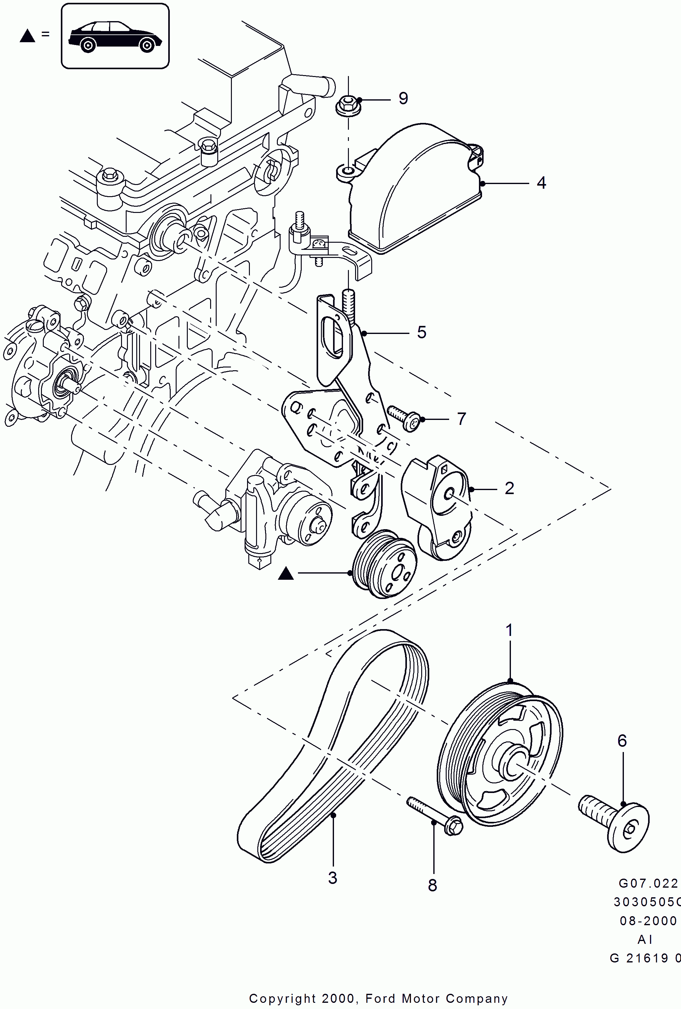 GATES 4PK738 - Cinghia Poly-V www.autoricambi360.it