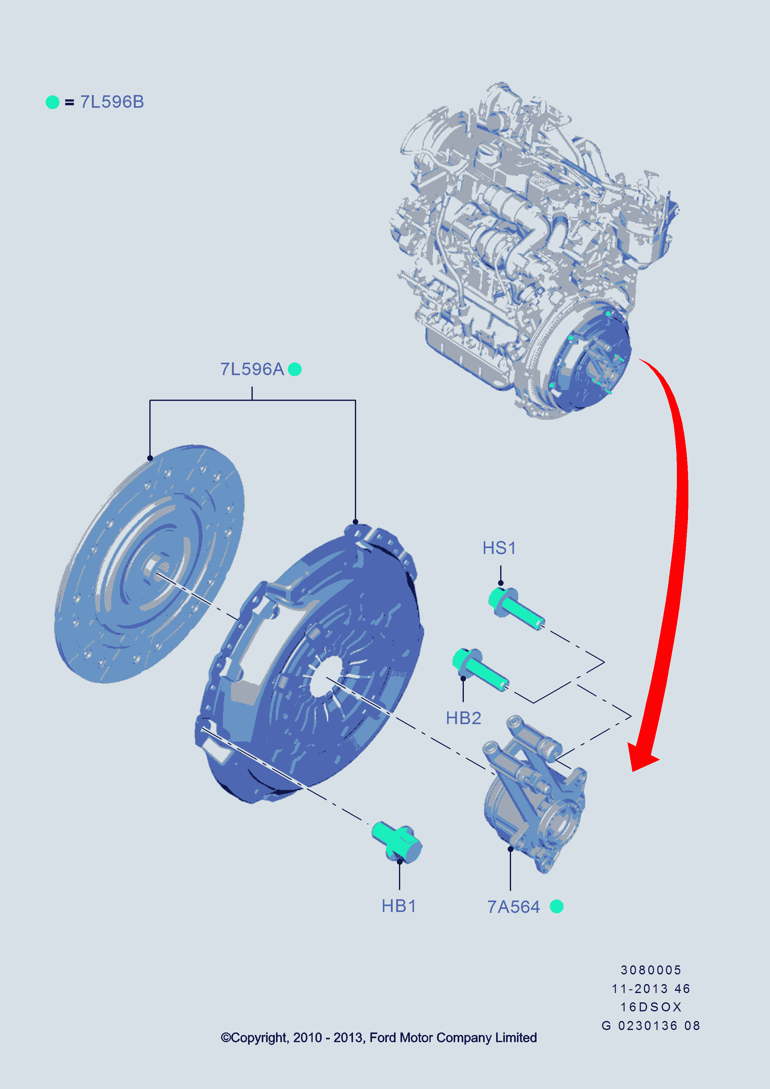 SACHS 3182 654 145 - Dispositivo disinnesto centrale, Frizione www.autoricambi360.it