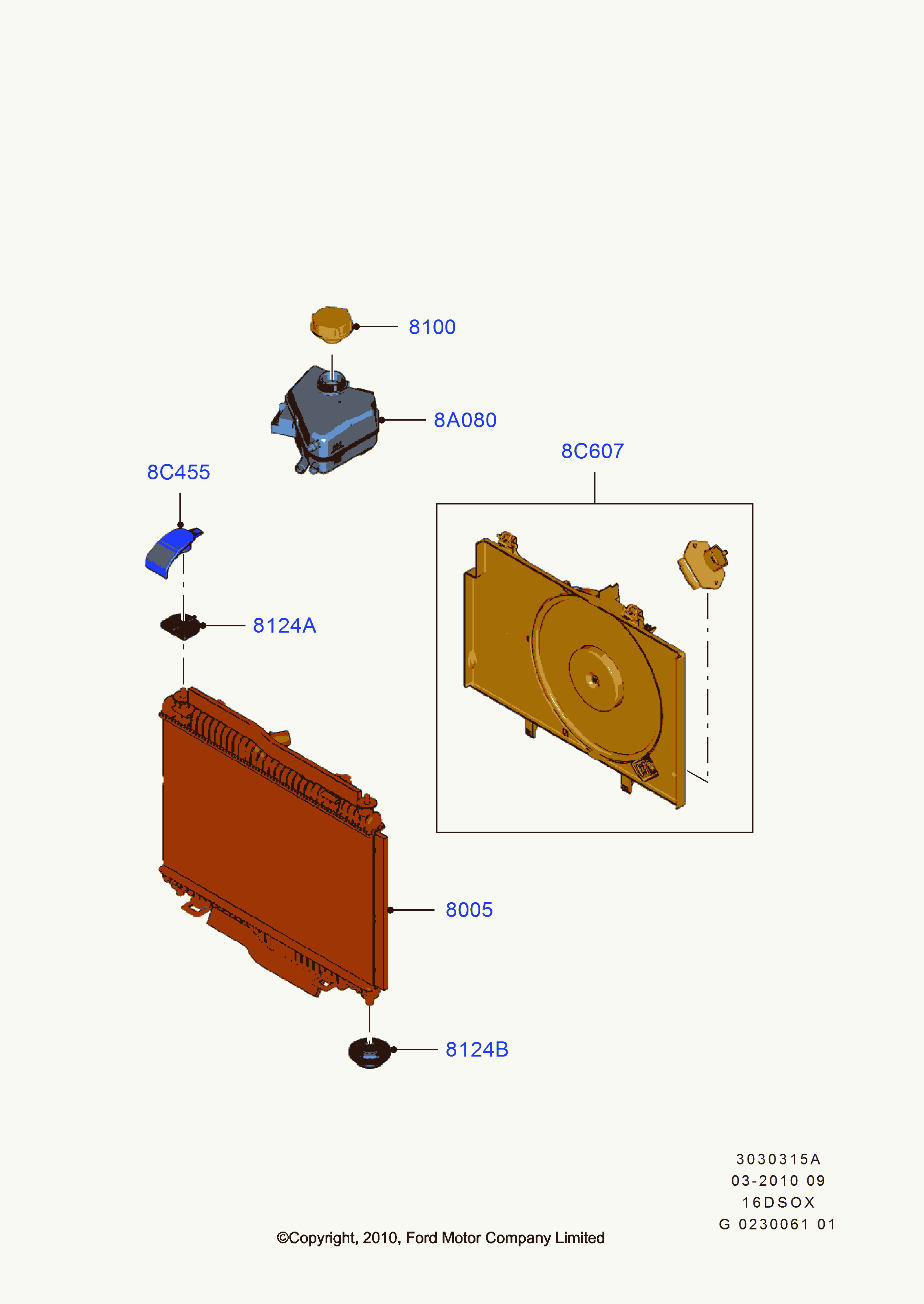 FORD 1 504 818 - Serbatoio compensazione, Refrigerante www.autoricambi360.it